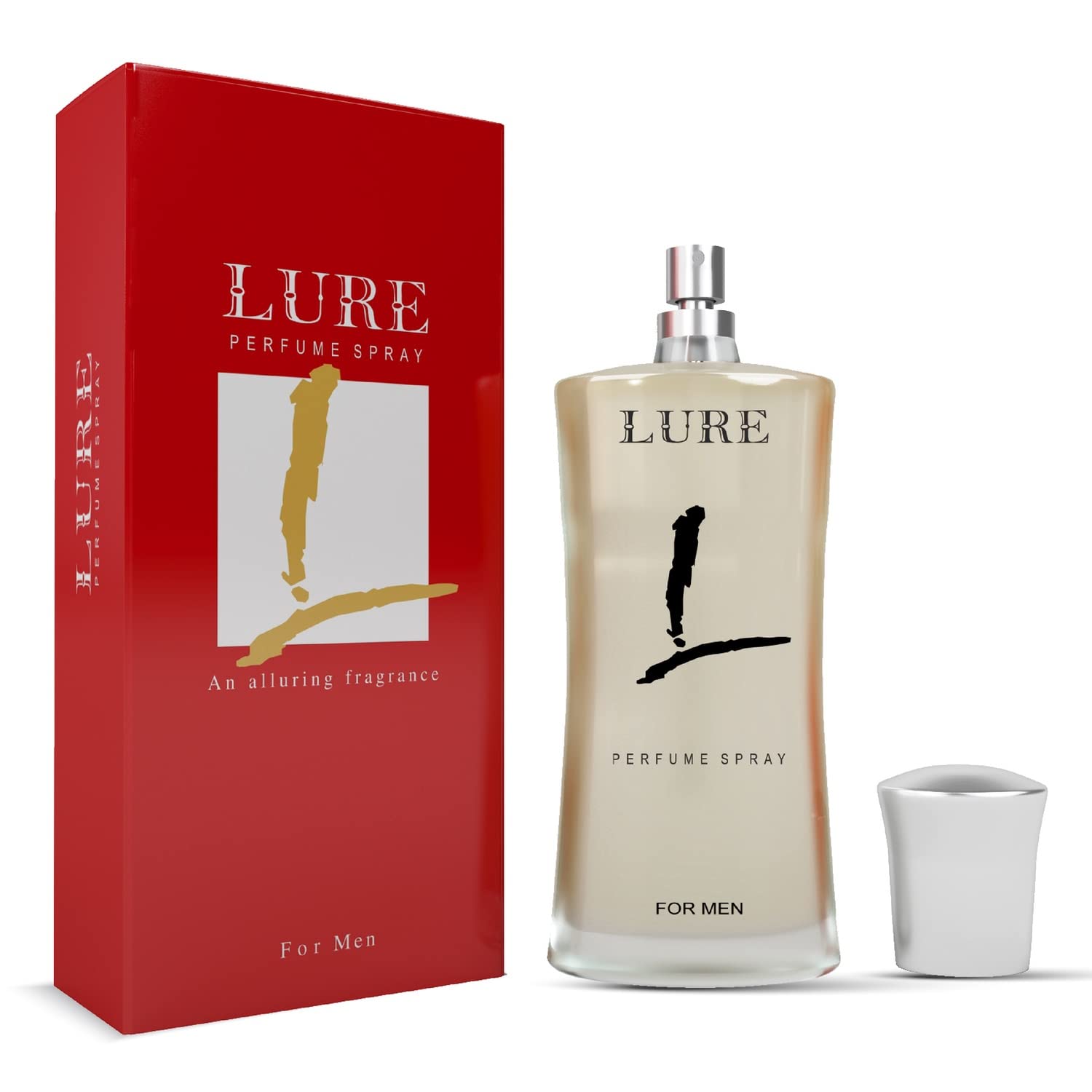 Premium Men's LURE Perfume Spray - Long Lasting Fresh Scent Luxury Cologne (50ml) | Daily Wear Fragrance for Work, Dating & Special Occasions | Elegant & Distinctive Body Spray