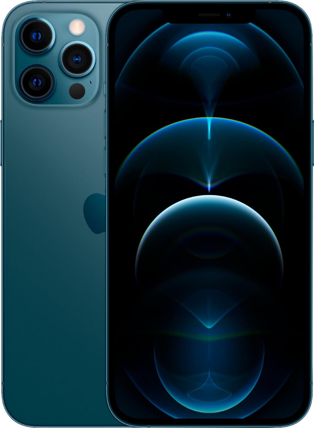 Apple iPhone 12 Pro Max 5G Smartphone - US Version 256GB Pacific Blue (Renewed) for AT&T - Perfect for Business, Travel & High-Performance Mobile Needs