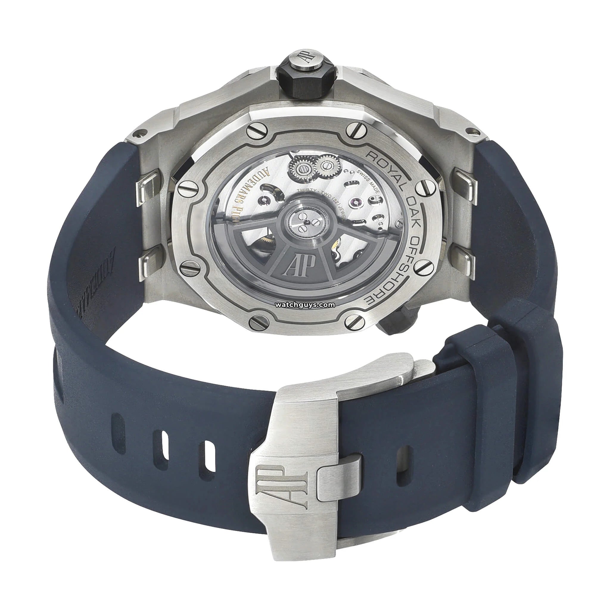 Audemars Piguet Royal Oak Offshore Diver 15720ST.OO.A027CA.01 Luxury Men's Watch - Stainless Steel, Blue Dial, Waterproof for Diving & Swimming