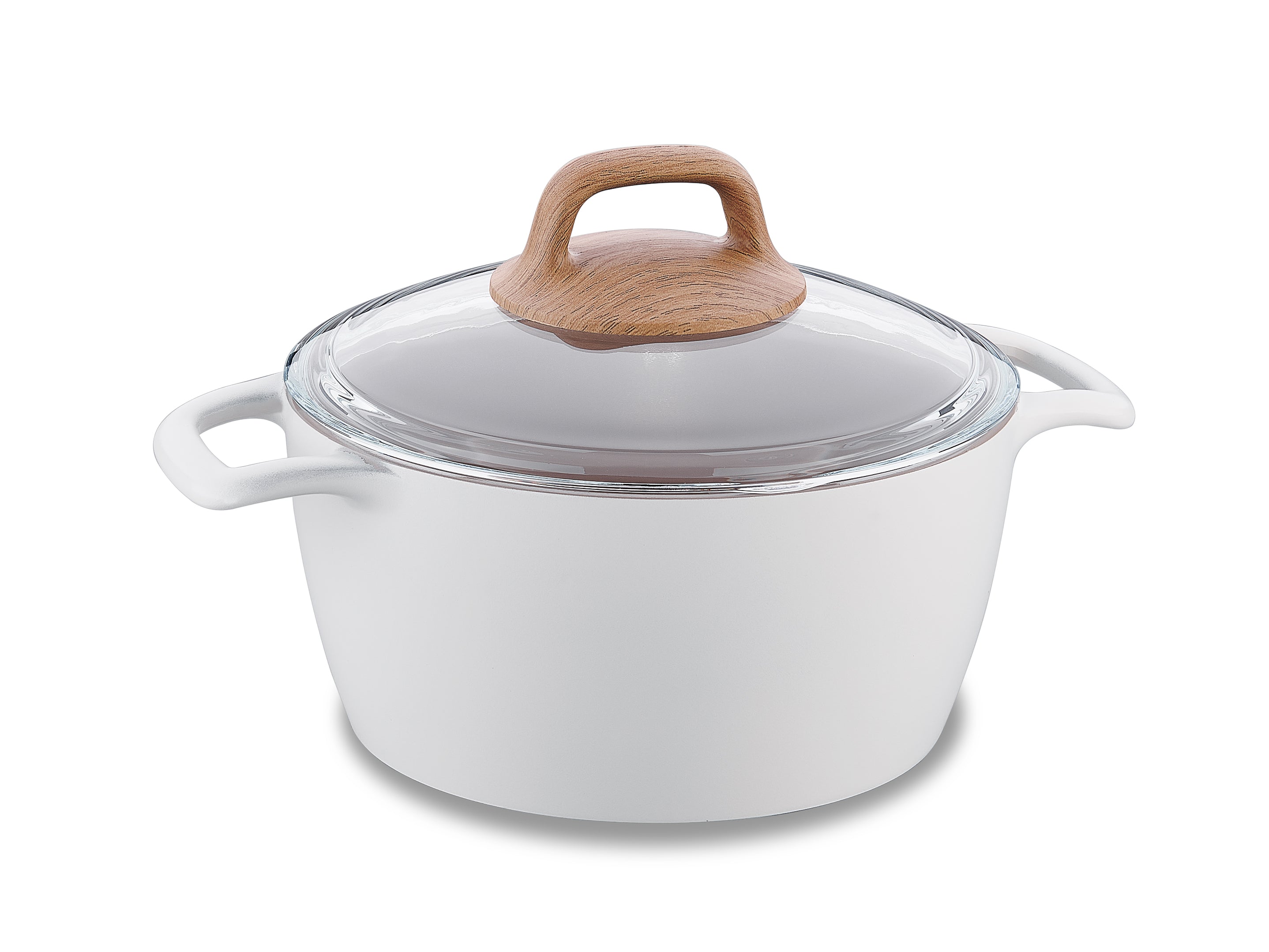 3L Ceramic Pot with Glass Lid - Premium Cooking & Serving Dish for Soups, Stews, and Kitchen Storage