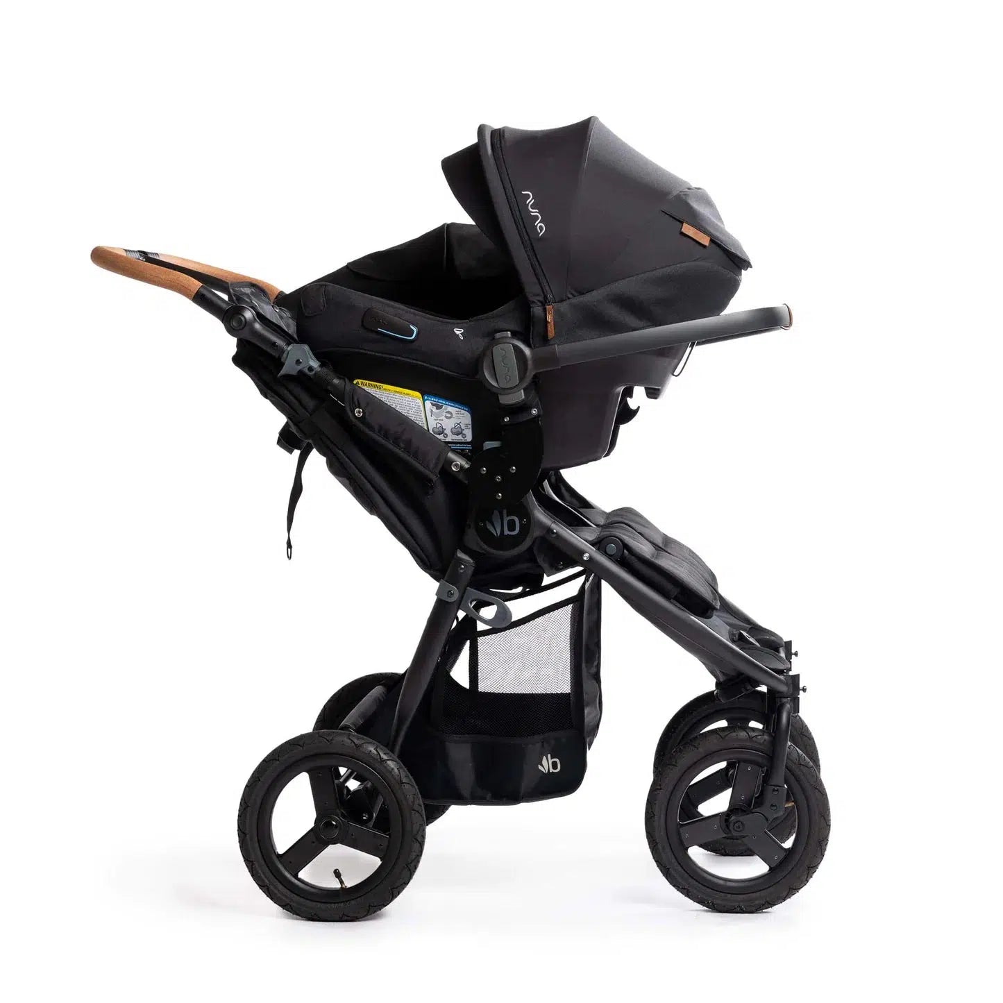 Bumbleride Indie Twin Stroller Car Seat Adapter - Compatible with Clek, Nuna, Maxi Cosi & Cybex - Universal Single Infant Car Seat Carrier - Perfect for Twins, Travel & Everyday Use