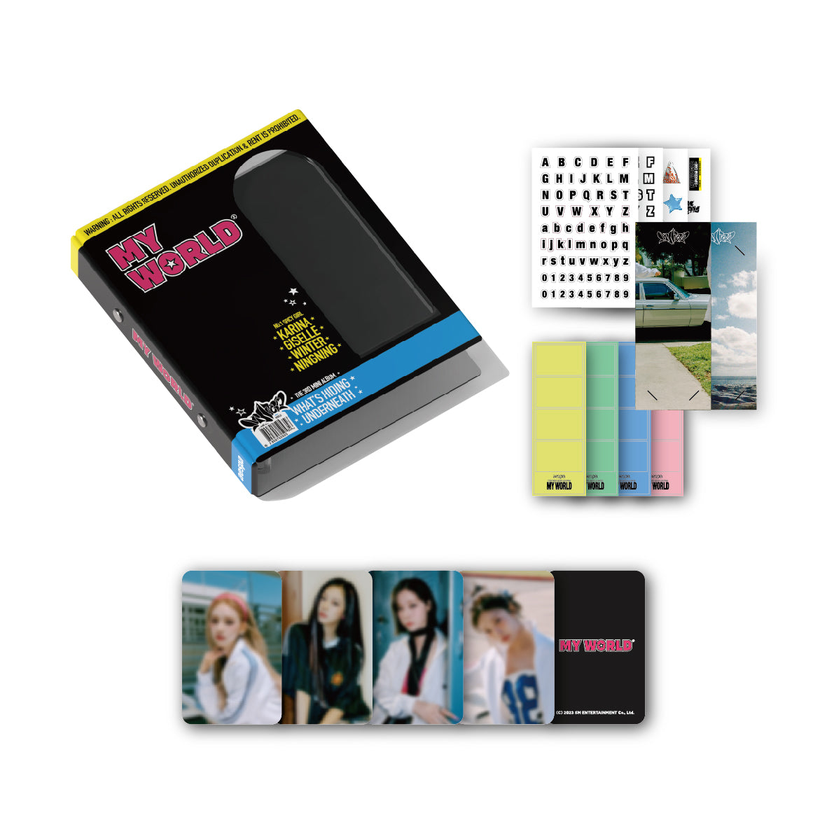 AESPA MEMORY COLLECT BOOK 'MY WORLD' - K-Pop Album Photobook with Exclusive Photos & Behind-the-Scenes Content - Perfect for AESPA Fans, K-Pop Collectors, and Music Memorabilia Enthusiasts