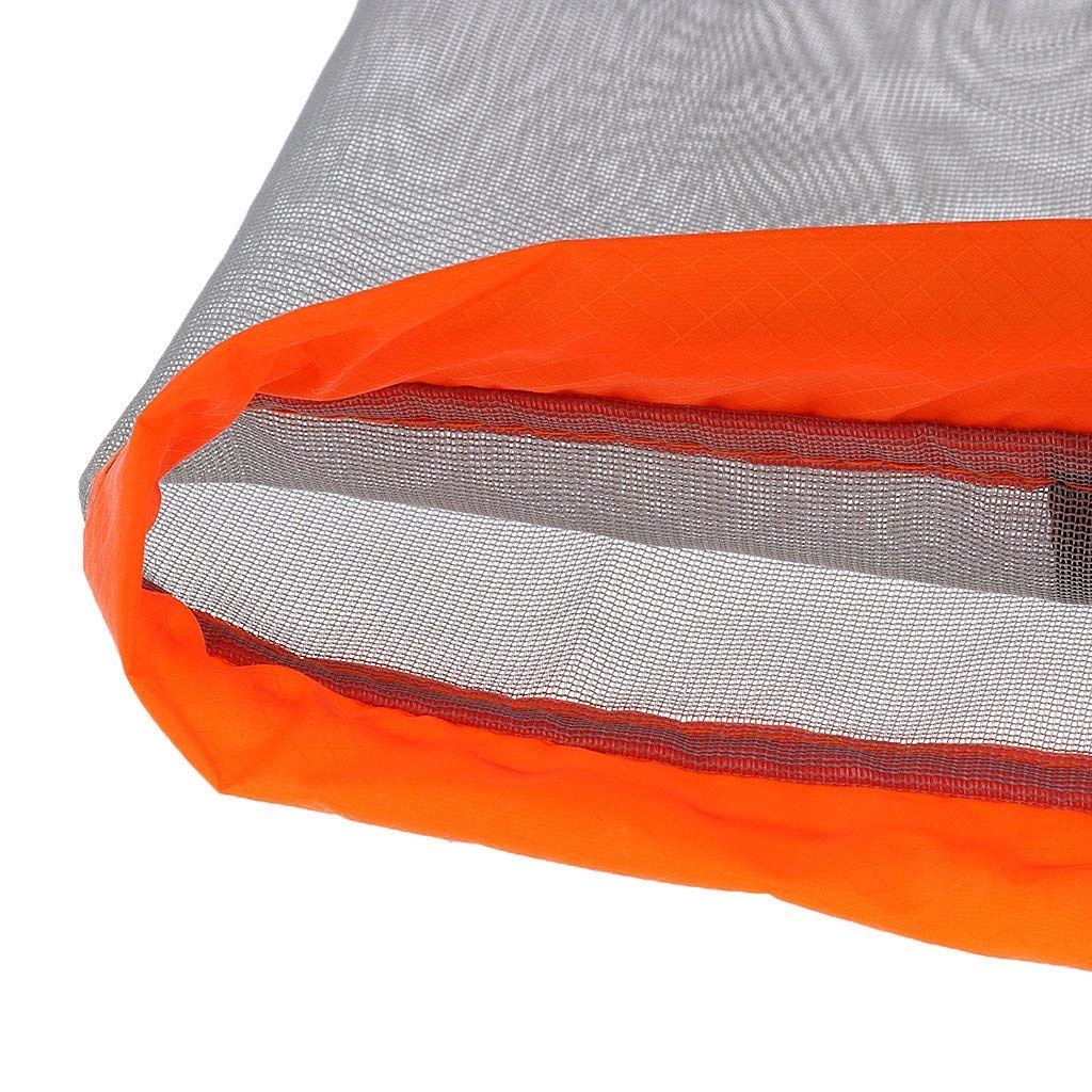2-Pack Ultra Lightweight Nylon Mesh Drawstring Storage Bags - Waterproof Organizer Pouch for Clothes, Toys & Gear - Perfect for Camping, Hiking, Beach Trips & Outdoor Adventures