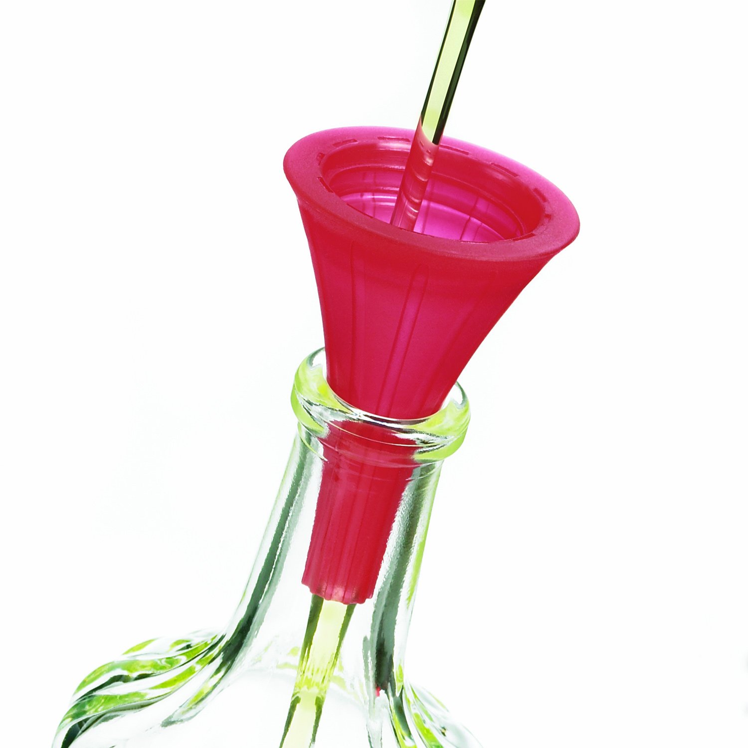 Cuisipro 3-in-1 Kitchen Funnel Set - Red | Multi-Purpose Measuring & Pouring Tools for Baking, Cooking, and Meal Prep