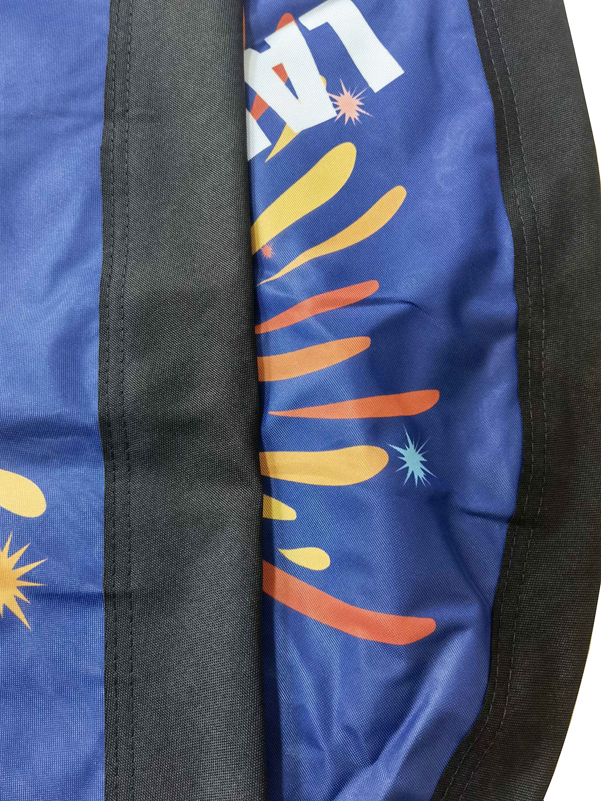 15FT 4.5M Custom Feather Flag for Outdoor Advertising - Double Sided Printing with Heavy Duty Aluminum Pole & Ground Spike - Perfect for Car Dealerships, Grand Openings, Sports Events & Trade Shows