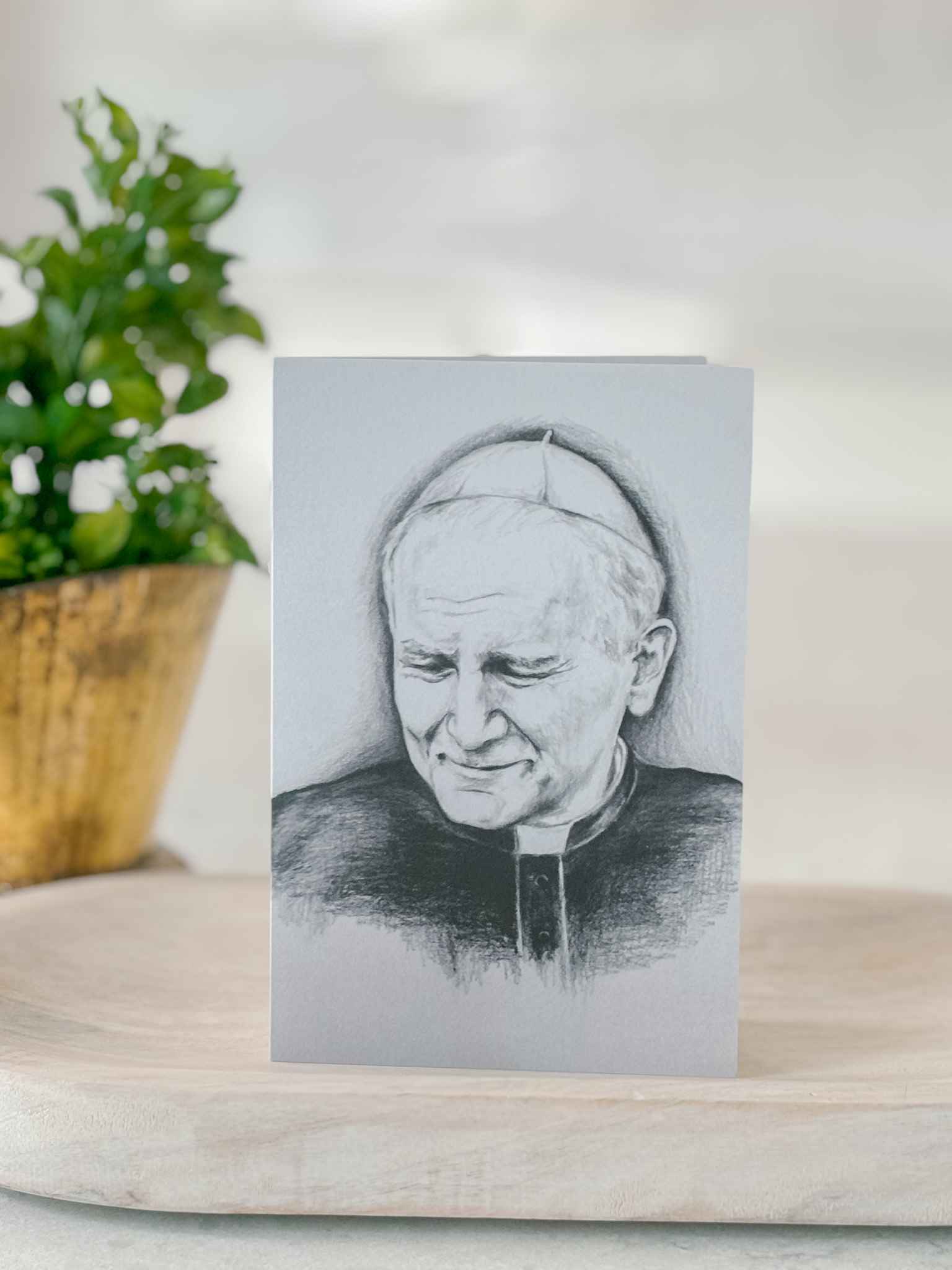 Saint John Paul II Greeting Cards - Set of 5 Religious Catholic Cards for Holidays, Birthdays & Special Occasions