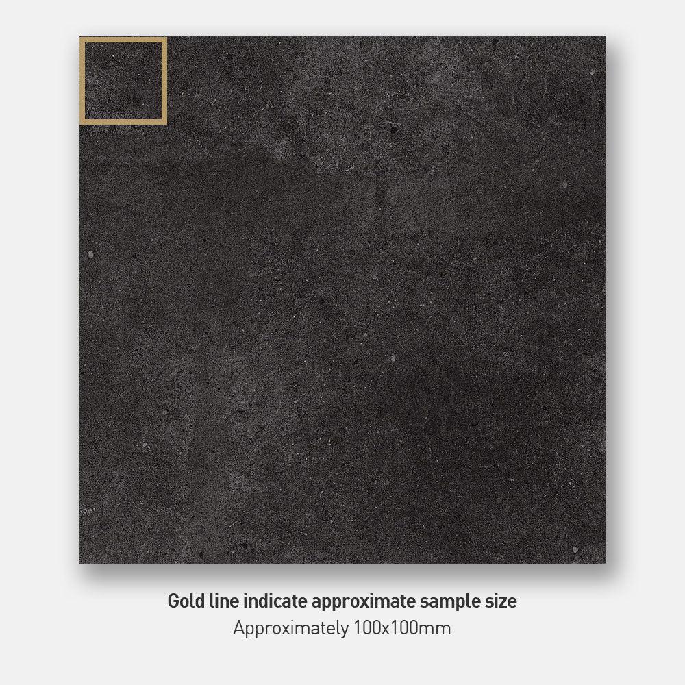 Premium 300x300mm Unrectified Porcelain Tile - Graphite Concrete Matte Finish for Modern Floors & Walls | Durable & Stylish for Living Rooms, Kitchens, and Commercial Spaces