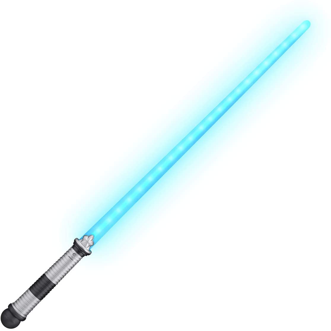 Blinkee 4 Pack LED Light Up Blue Light Saber for Kids - Glow in The Dark Party Favors, Cosplay Costume Accessories & Star Wars Themed Birthday Gifts
