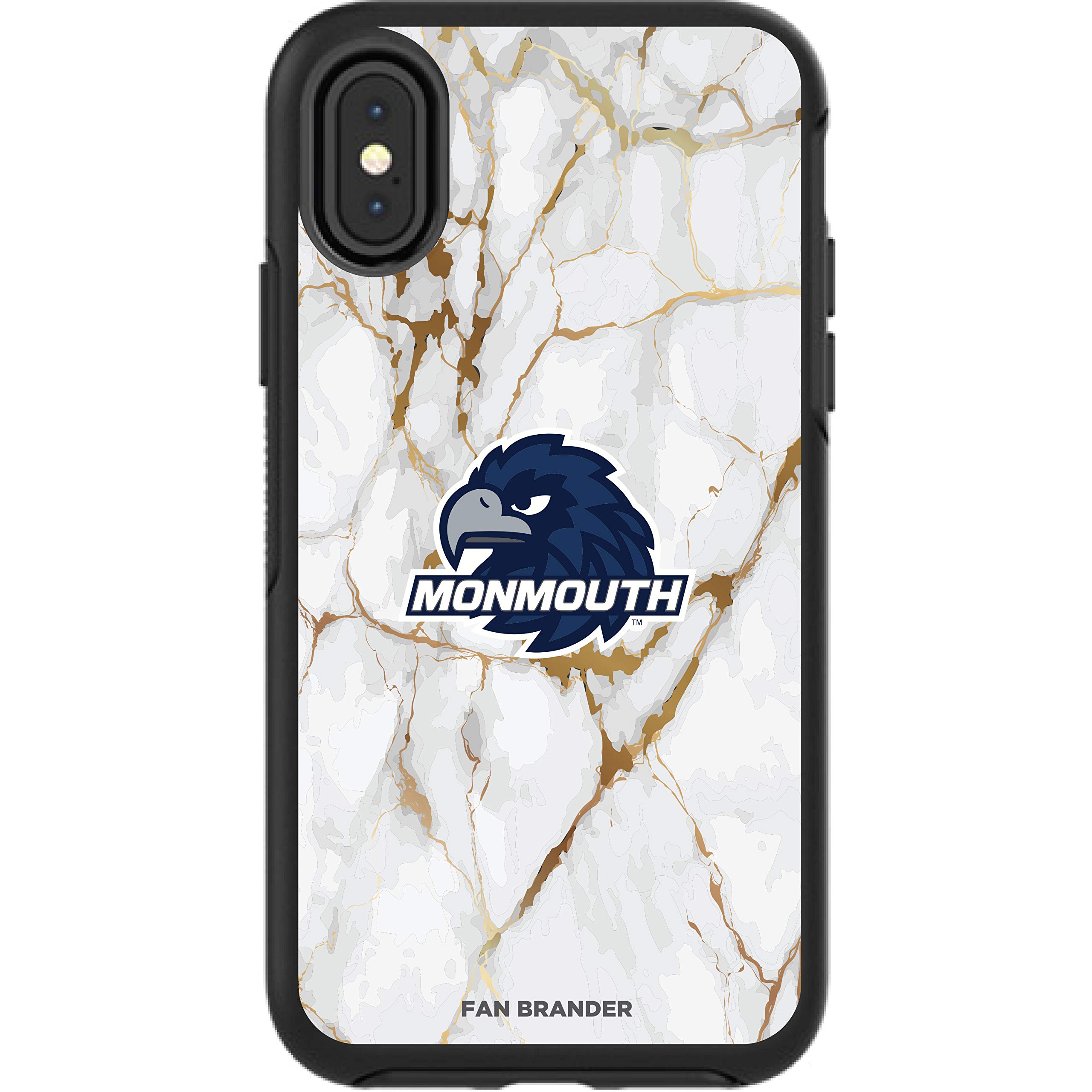 NCAA OtterBox Symmetry iPhone Case - White Marble Design for Apple iPhone | Perfect for School & Game Days