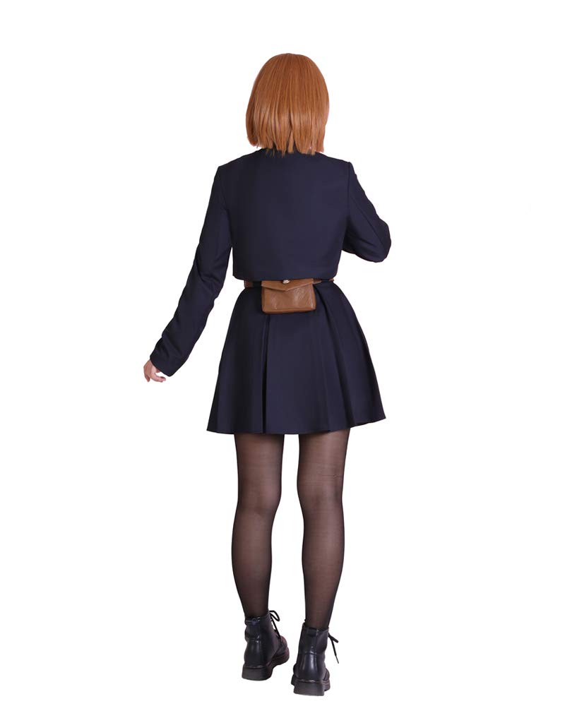 Rulercosplay Anime Costume Set with Waist Bag & Academy Skirt - Perfect for Cosplay Events, Halloween, and Anime Conventions