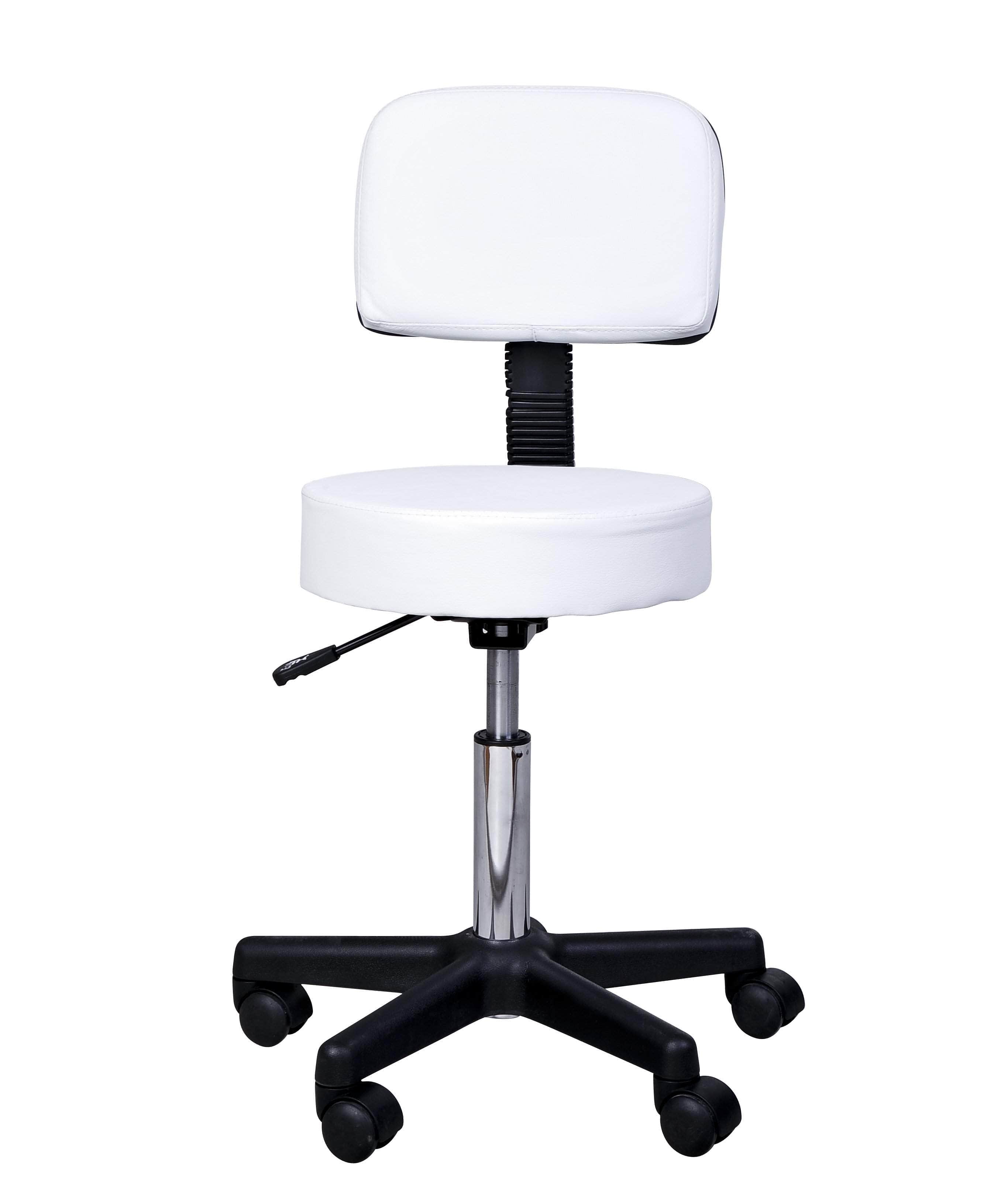 Adjustable Salon Massage Stool with Swivel & Wheels - 2 Color Options for Therapists & Spa Professionals | Perfect for Massage Therapy, Beauty Salons & Home Use