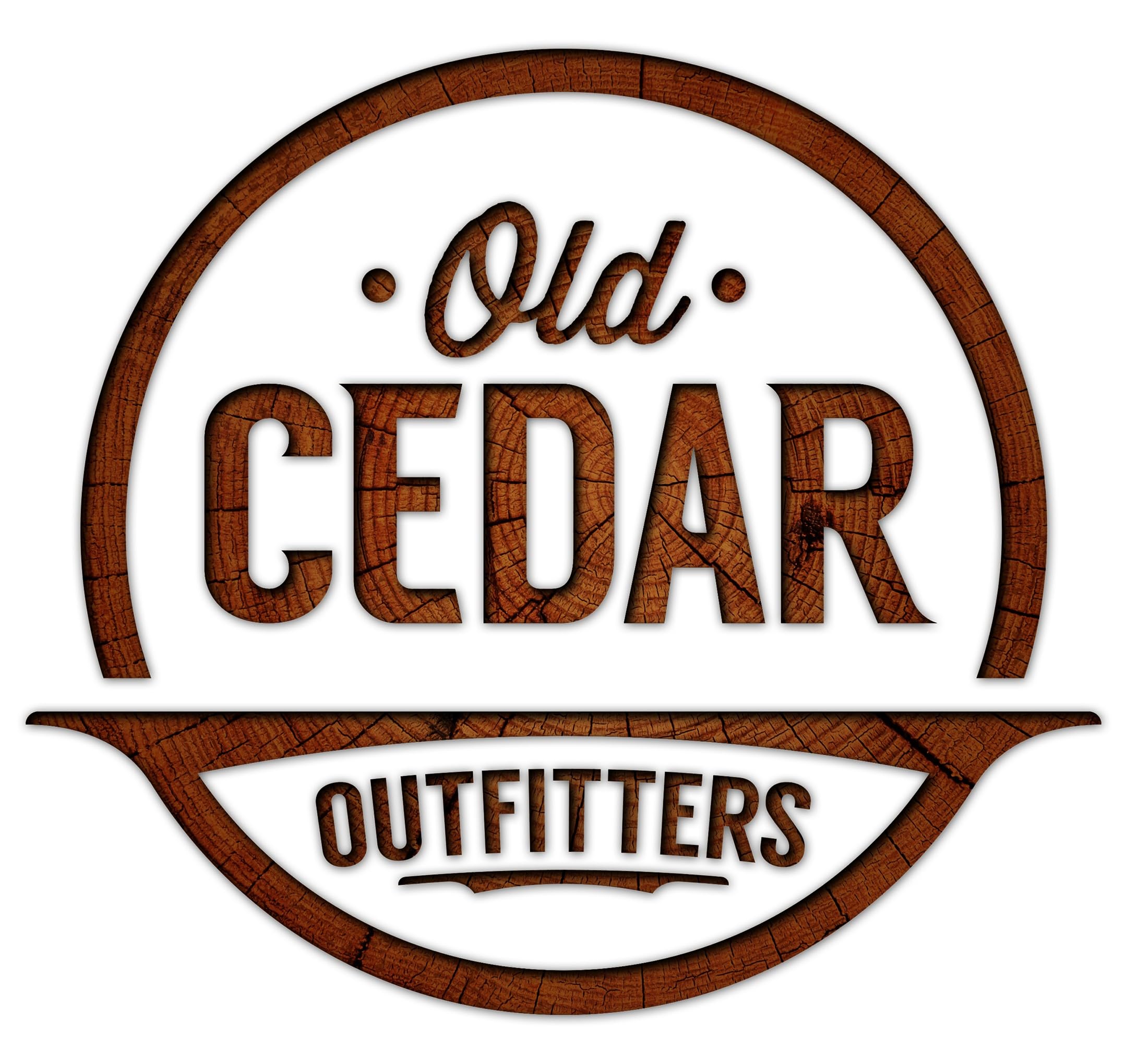 Old Cedar Outfitters Premium Standing Gun Rack - Wall Mounted Rifle & Shotgun Storage for Hunting Cabin, Man Cave, or Home Security - Durable Wooden Firearm Organizer with Rustic Design