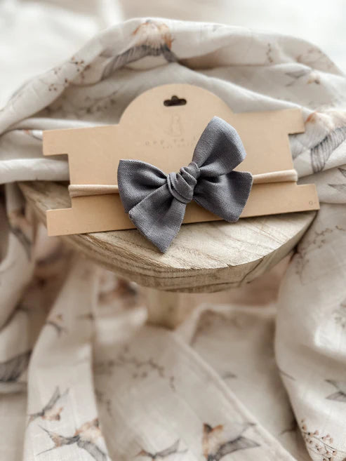 Pop Ya Tot Bow Headband for Girls - Stylish Steel Hair Accessory for Kids, Babies & Toddlers - Perfect for Parties, Holidays & Everyday Wear