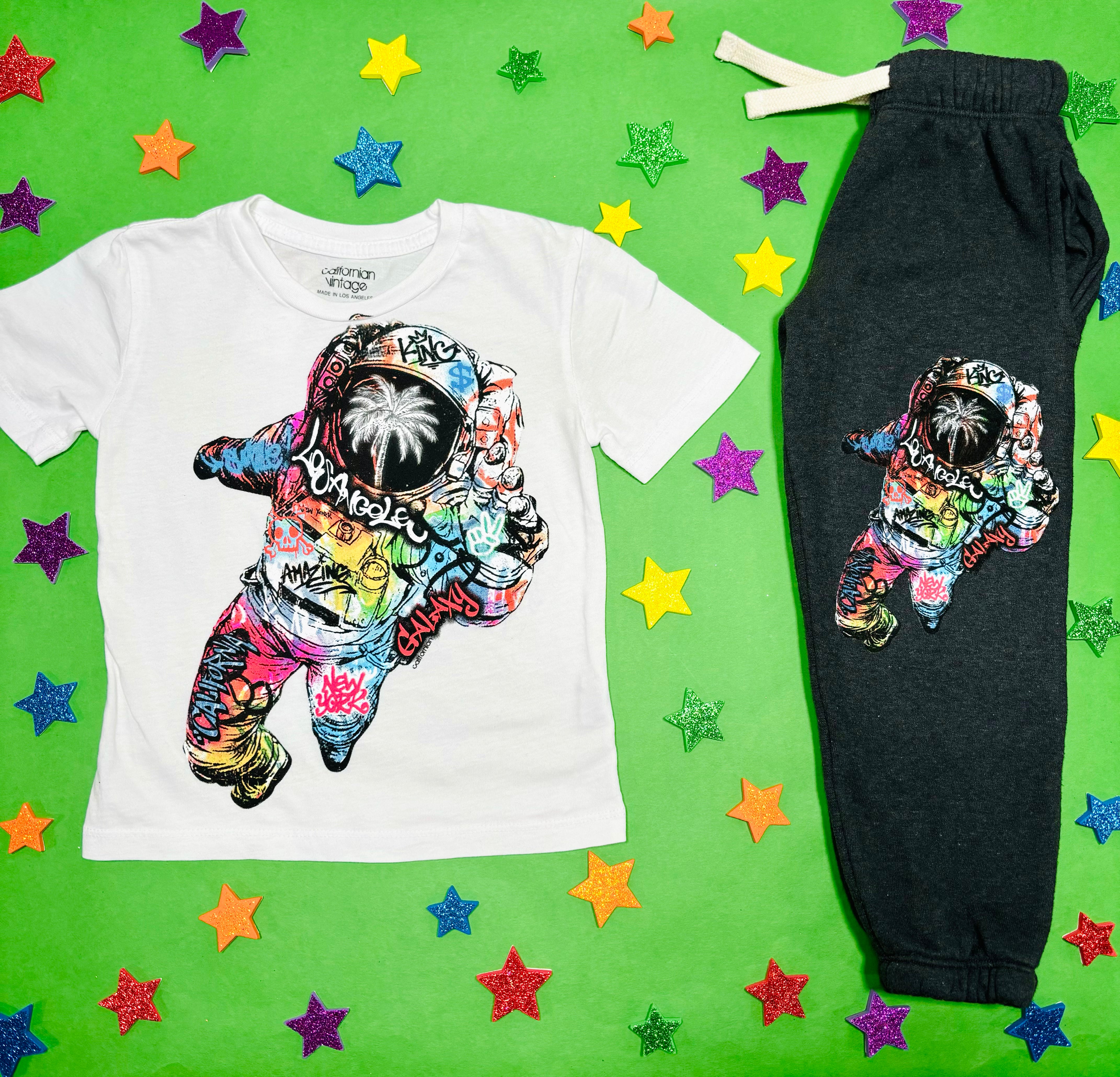 Premium Astronaut-Themed Sweatpants for Men & Women - Comfortable Lounge Pants for Home, Gym & Casual Wear