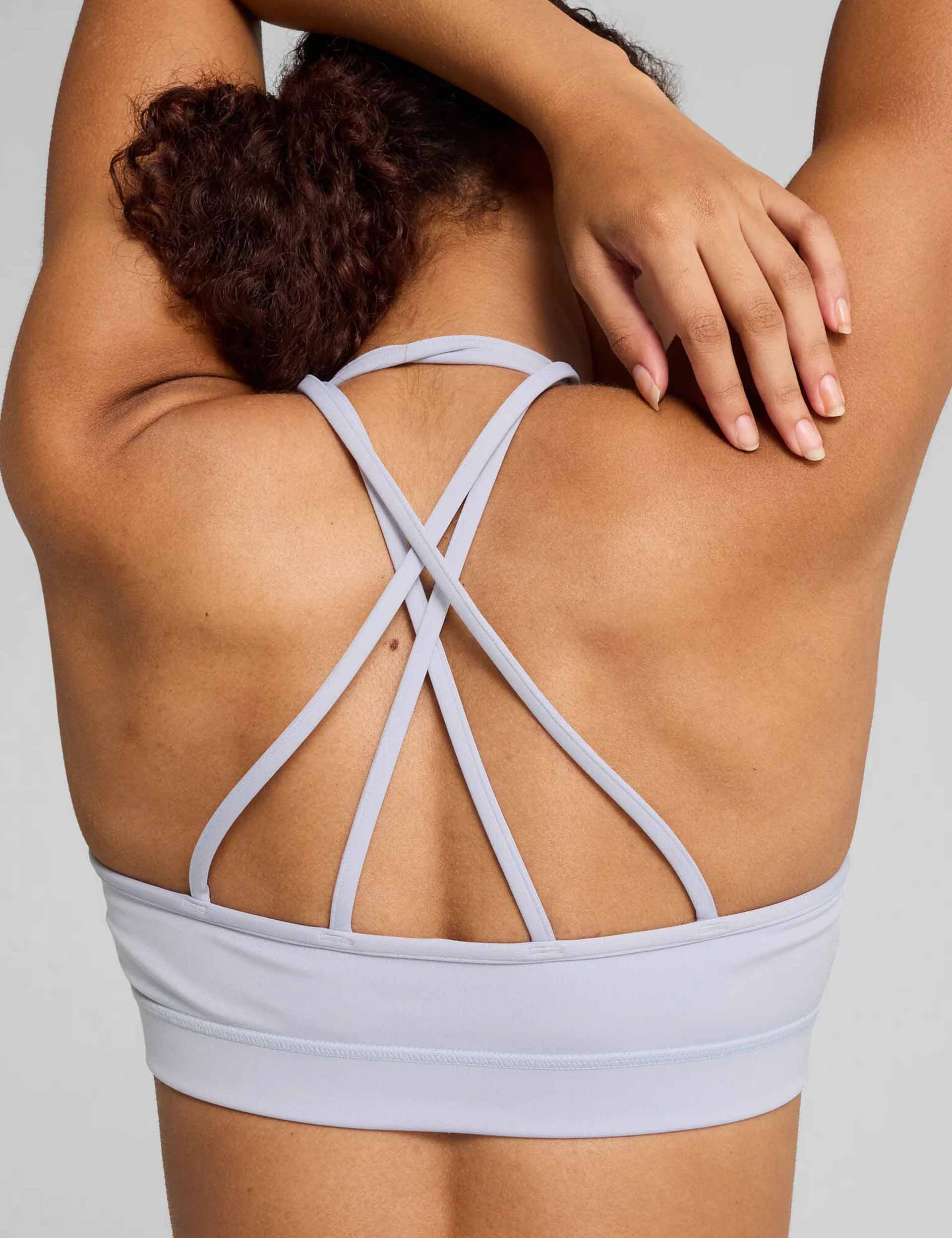 Move Strappy Bra for Women - Breathable & Comfortable Sports Bra for Cool Weather - Perfect for Yoga, Running & Gym Workouts