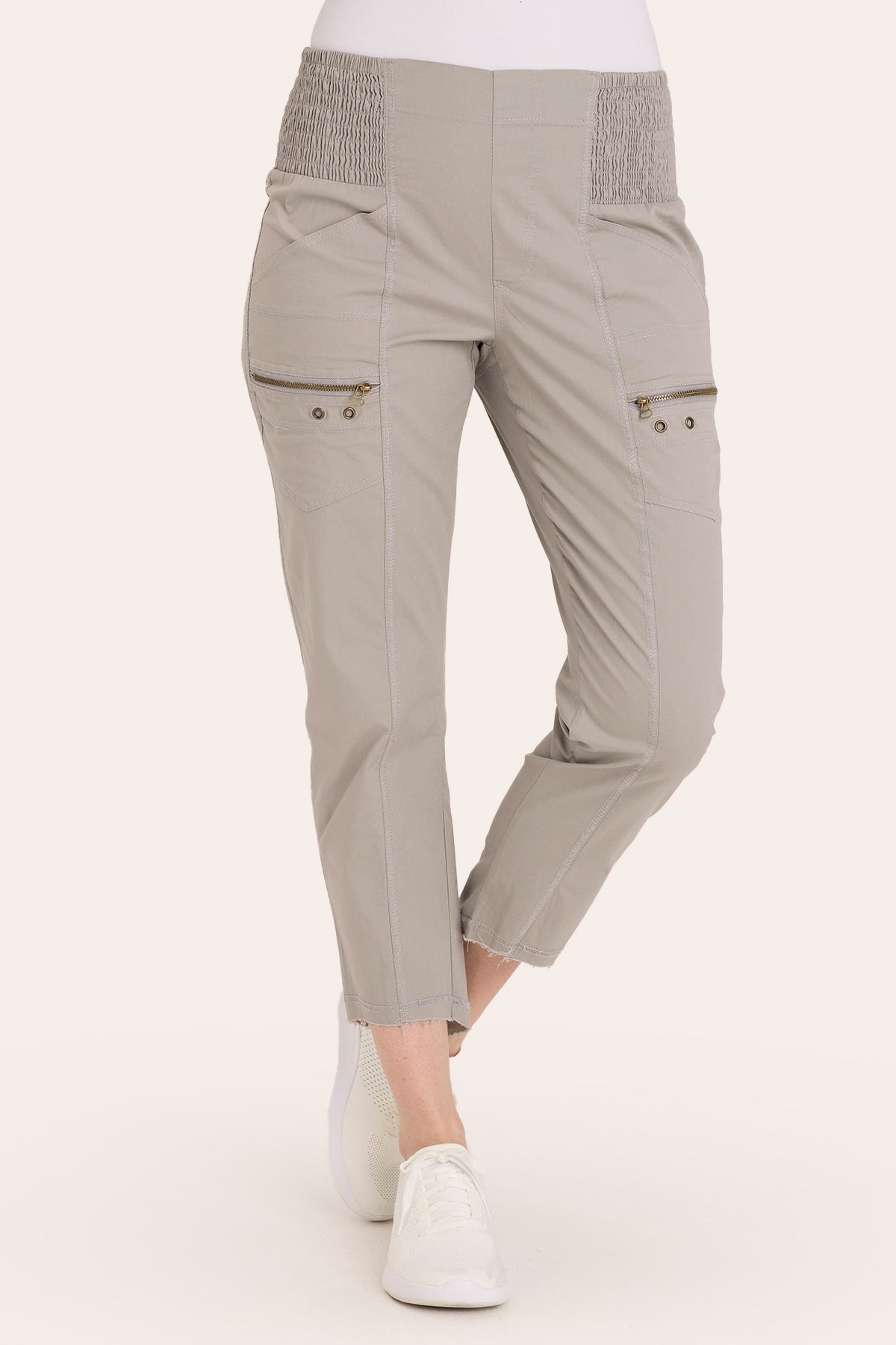 Acker Slim Fit Zipper Pants for Men - Comfortable Stretchable Trousers for Work, Travel & Casual Wear