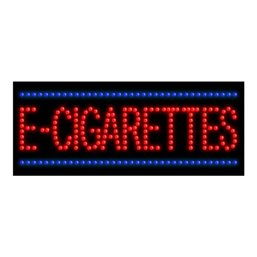 Best LED E-Cigarette Sign #21384 - Bright Vape Shop Display for Bars, Lounges & Retail Stores