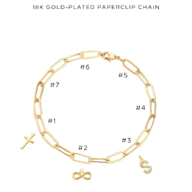 Elegant Charm Bracelet with Assorted Charms - Perfect for Gifts, Parties & Everyday Wear | $34.00