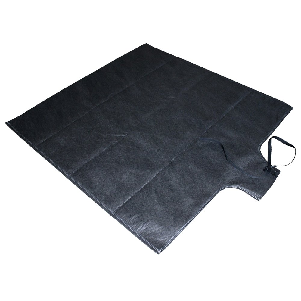 ENPAC Boss Dewatering Filter Bag 6'x6' - Heavy Duty Non-Woven Geotextile with Double-Stitched Seams for Construction Site Water Filtration & Sediment Control - Ideal for Dewatering Ponds, Trench Drains and Erosion Prevention
