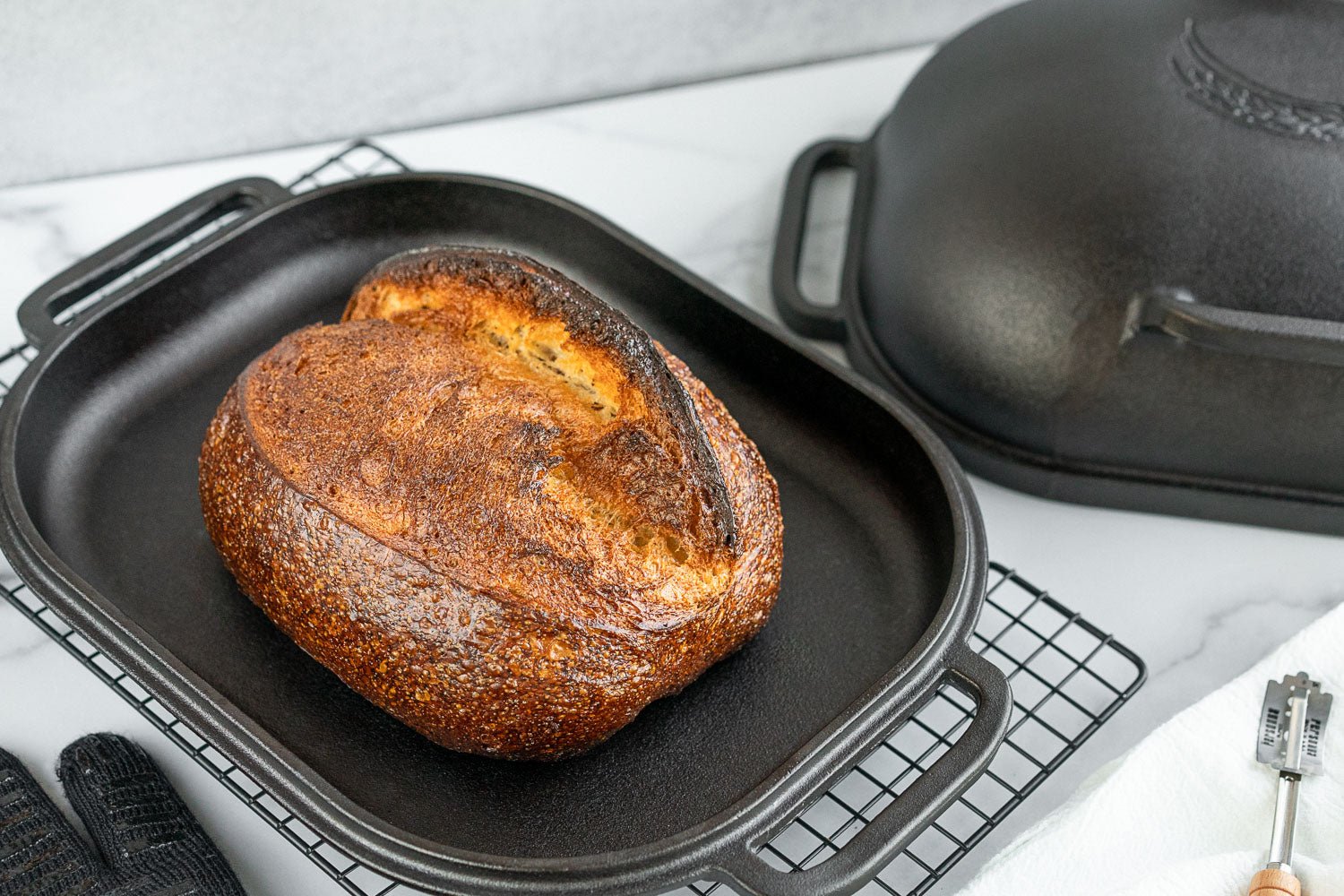 Challenger ® Bread Pan - Premium Loaf Pan for Homemade Bread Baking - Perfect for Sourdough, Artisan Bread, and Sandwich Loaves - Ideal for Home Bakers and Professional Chefs