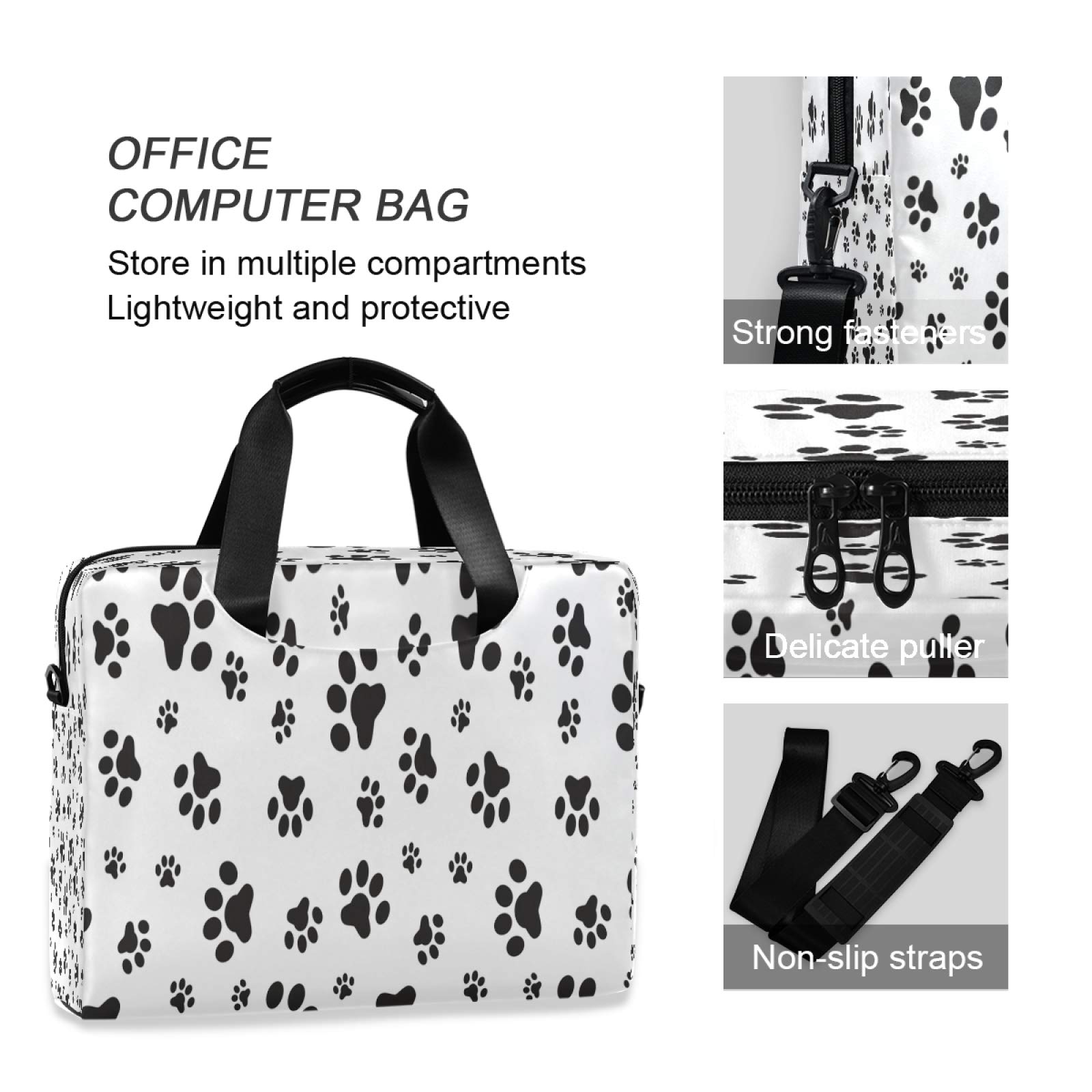 Premium Laptop Bag for 13-15.6 Inch Laptops - Lightweight Laptop Sleeve with Stylish Pattern, Durable Computer Carrying Case for MacBook, Dell, HP - Perfect for Work, School & Travel