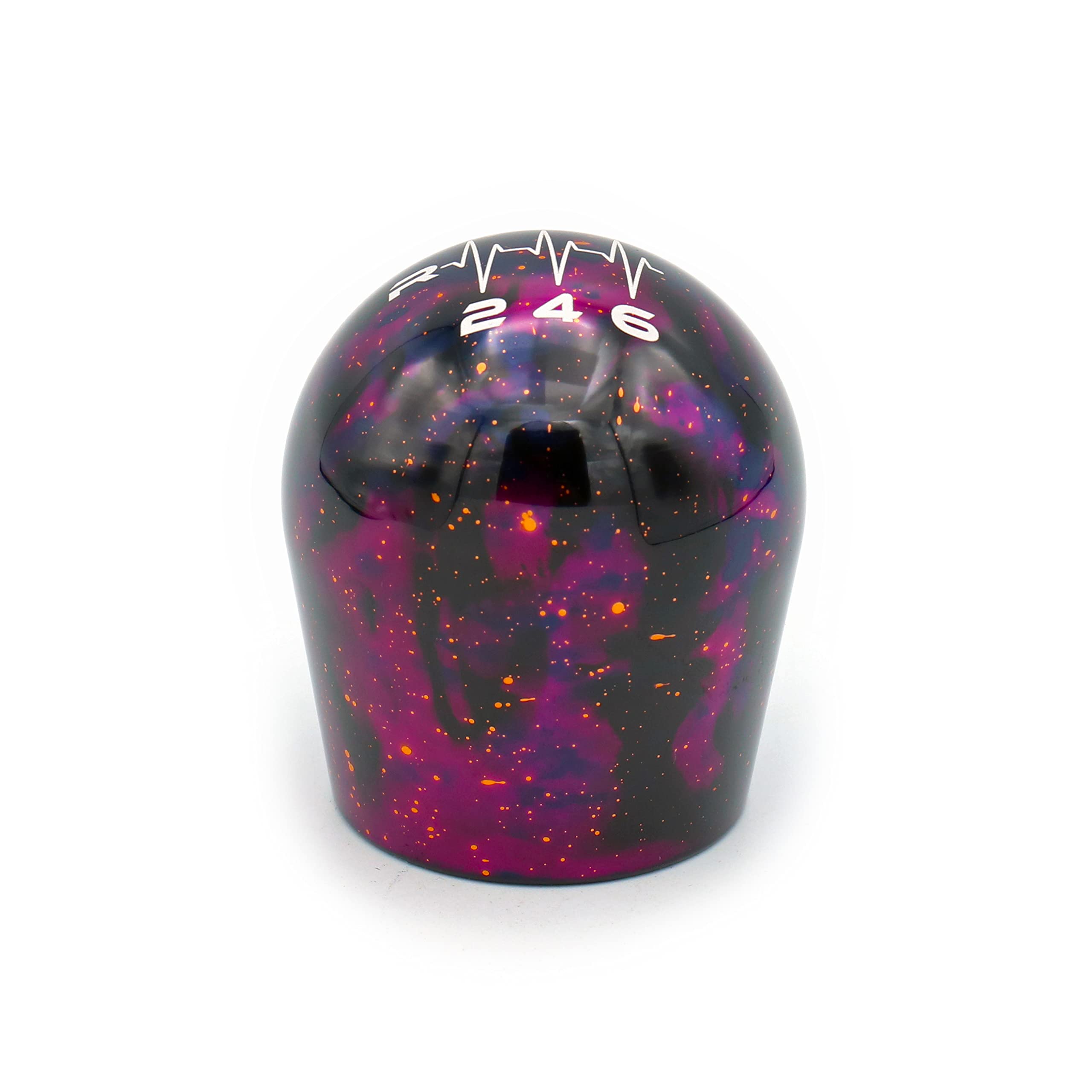 Billetworkz Cosmic Space Heartbeat Shift Knob - Compatible with 2012+ Ford Focus ST/RS & Fiesta ST 6-Speed Manual Transmission | Premium Aluminum Gear Shifter for Enhanced Driving Experience | Perfect for Racing, Daily Commute & Car Enthusiasts