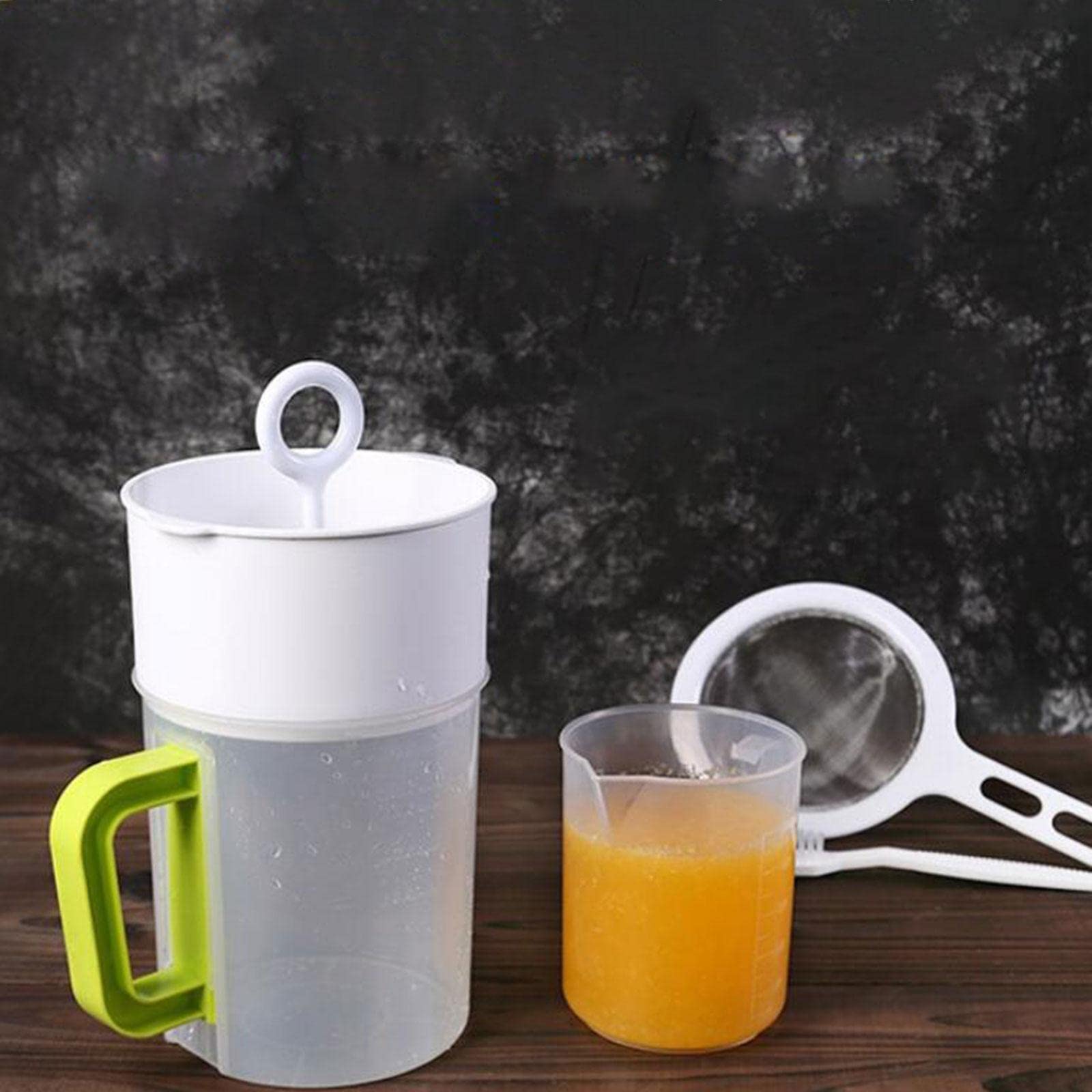 1.5 Quart Food Strainer & Yogurt Maker - Nut Milk Bag Replacement, Soy Milk & Juice Filter - Perfect for Home Chefs - Ideal for Almond Milk, Greek Yogurt & Cold Brew Coffee Making