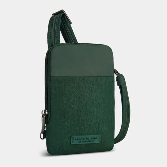 Travelon Anti-Theft Metro Stadium Mini Crossbody Bag - Secure & Stylish for Travel, Commuting & Outdoor Adventures