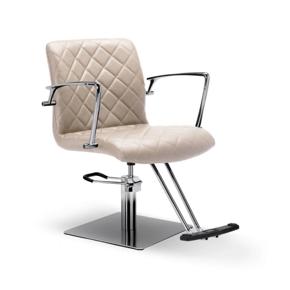 Lanvain SARA Styling Chair 259 - Professional Salon Chair for Hairdressers & Barbers - Adjustable Hydraulic Stylist Chair with Swivel Base - Perfect for Salons, Barber Shops & Home Use