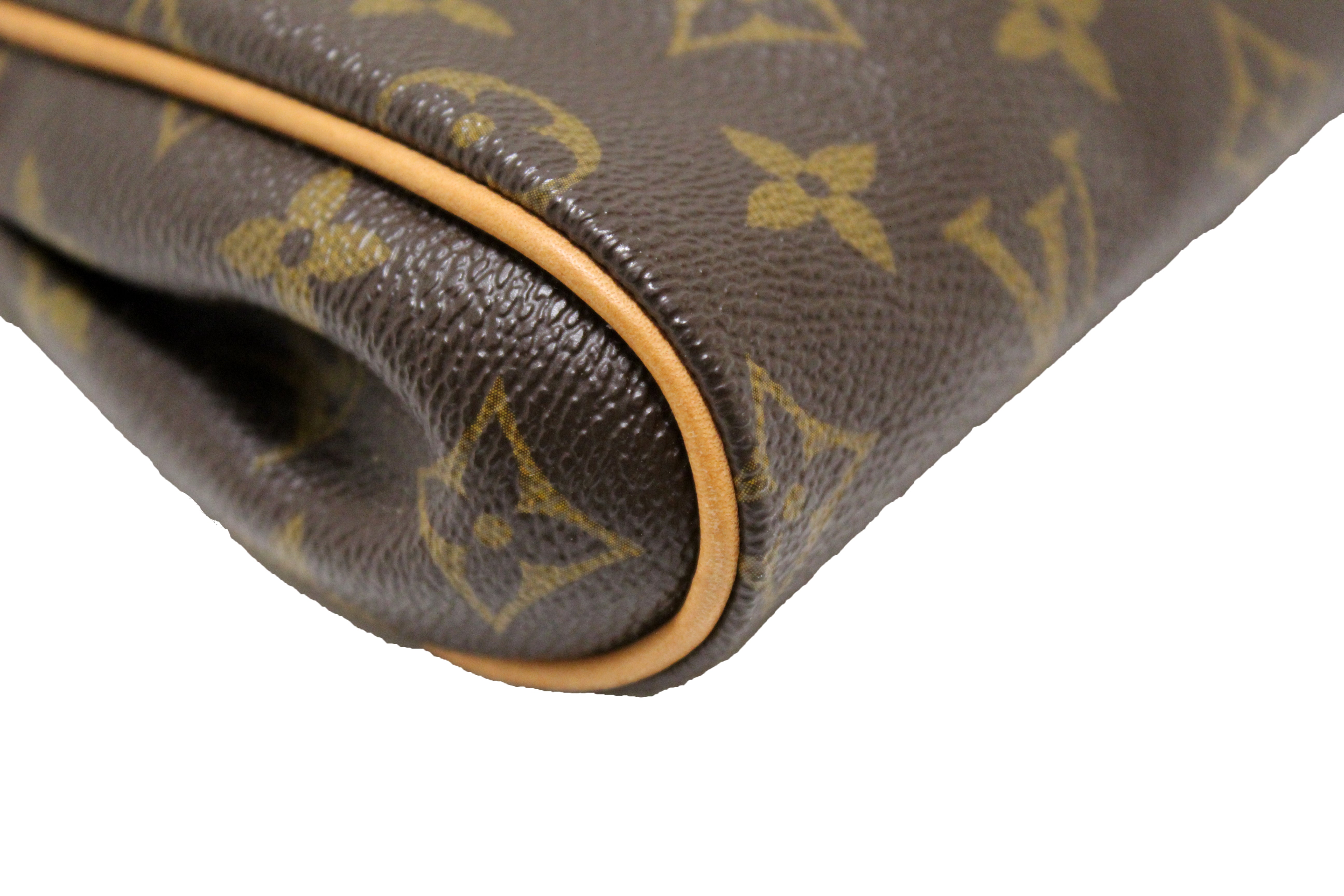 Authentic Louis Vuitton Monogram Eva Clutch Shoulder Bag - Luxury Crossbody Purse for Women, Perfect for Date Night & Evening Events