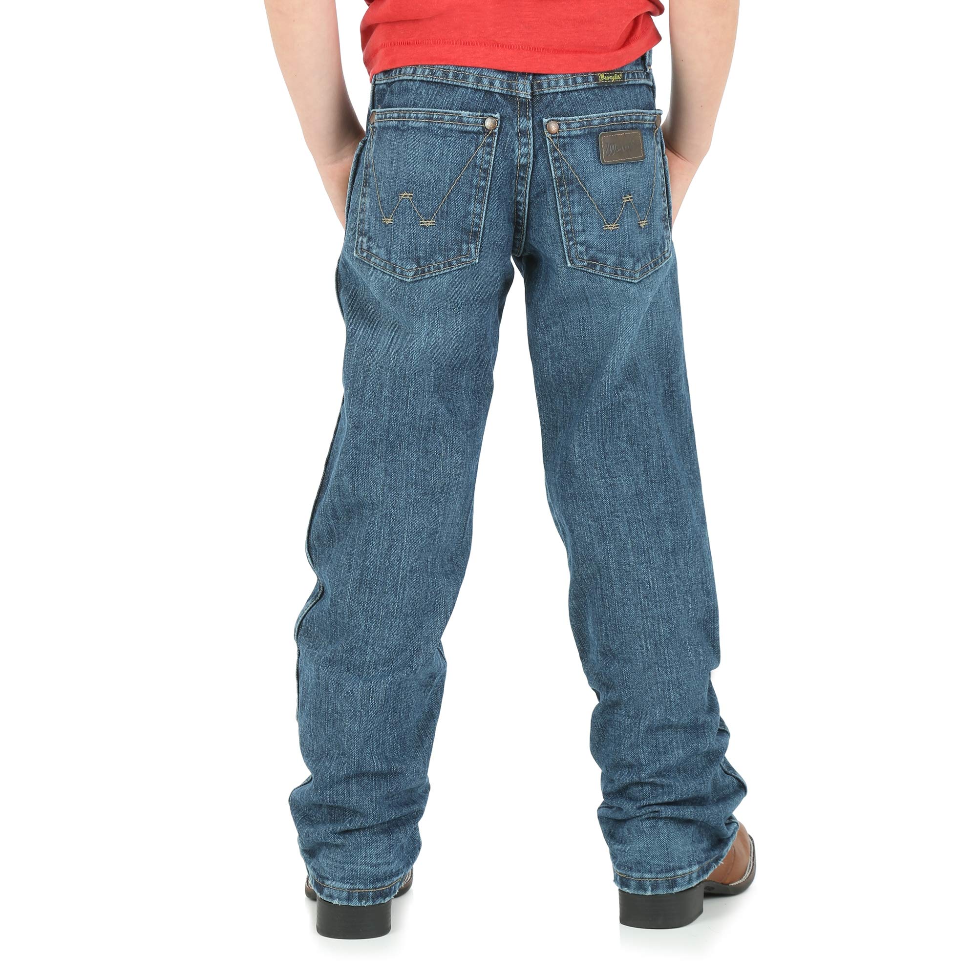 Wrangler Boys' Retro Straight Fit Jeans - Classic Denim Pants for Kids | School, Play & Everyday Wear