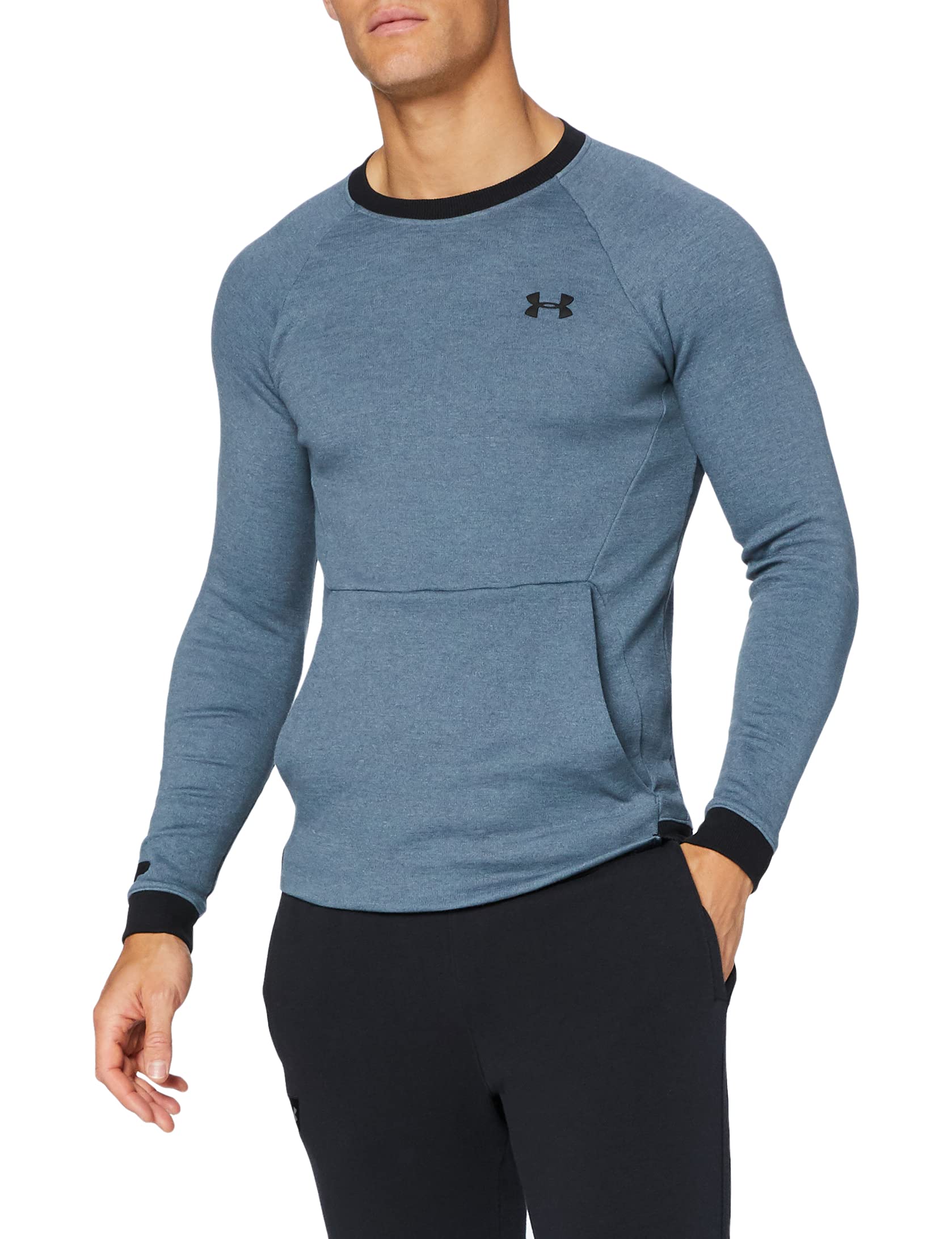 Under Armour Men's Unstoppable Double Knit Crew Hoodie - Lightweight Performance Sweatshirt for Gym, Running & Outdoor Activities