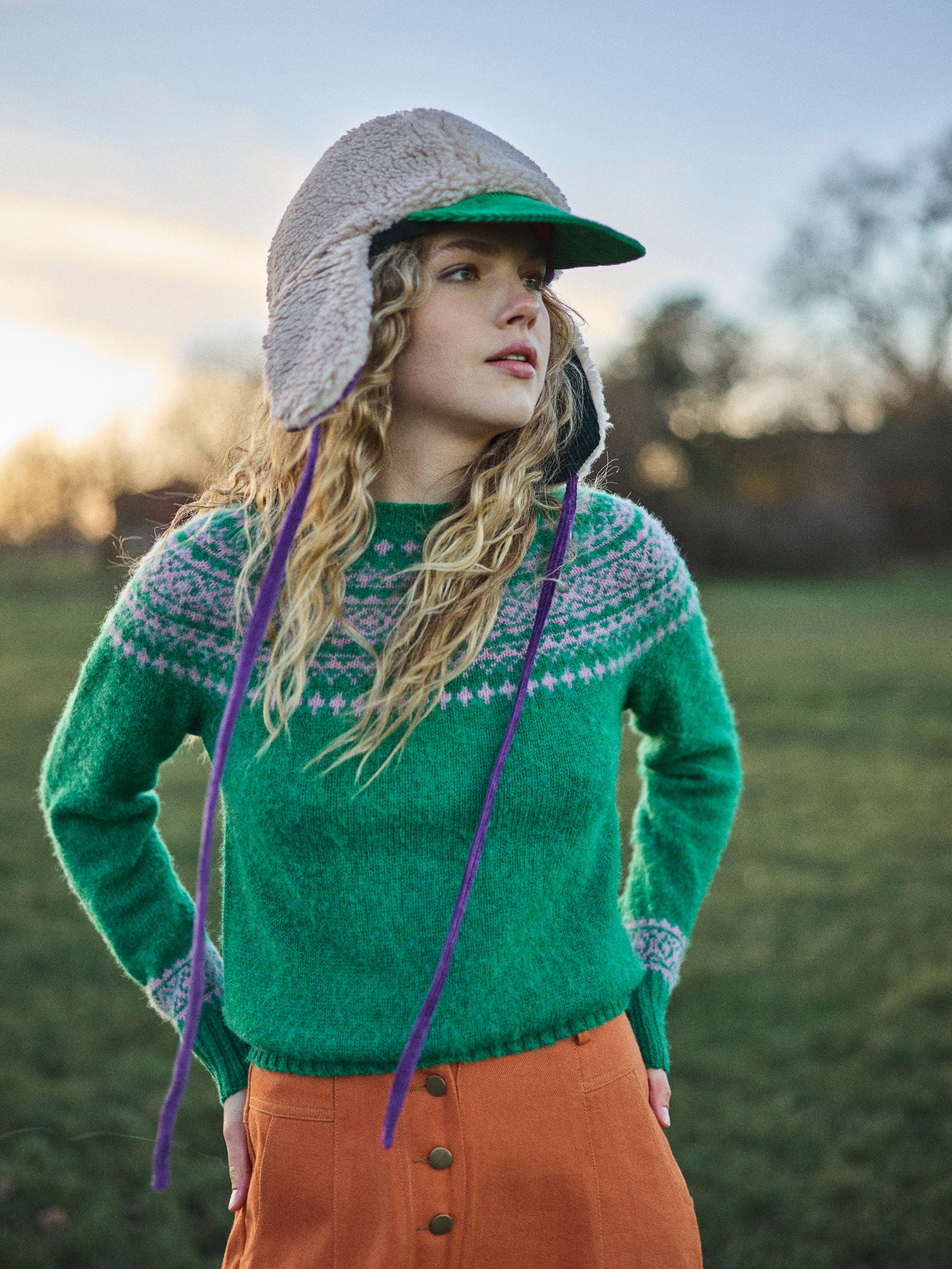 Lowie Pixie & Pink Snow Jumper for Women - Warm Winter Pullover Sweater for Cold Weather, Outdoor Activities & Casual Wear