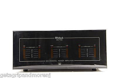 McIntosh MC 7106 6-Channel High Power Audio Amplifier - Professional Home Theater & Multi-Zone Sound System - Perfect for Home Cinemas, Music Studios, and Luxury Audio Setups