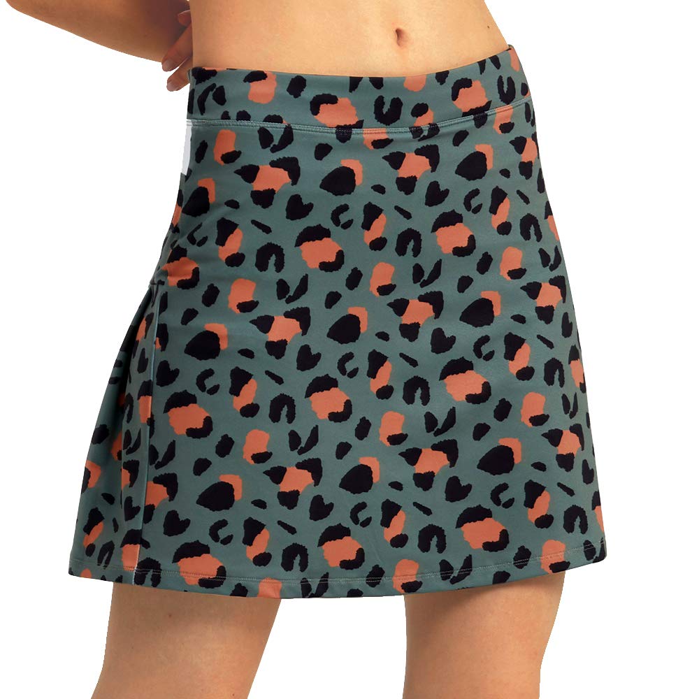 **Women's Stretchy Pleated Tennis Skirt with Built-in Shorts & Pockets – Perfect for Golf, Running & Sports – True to Size**