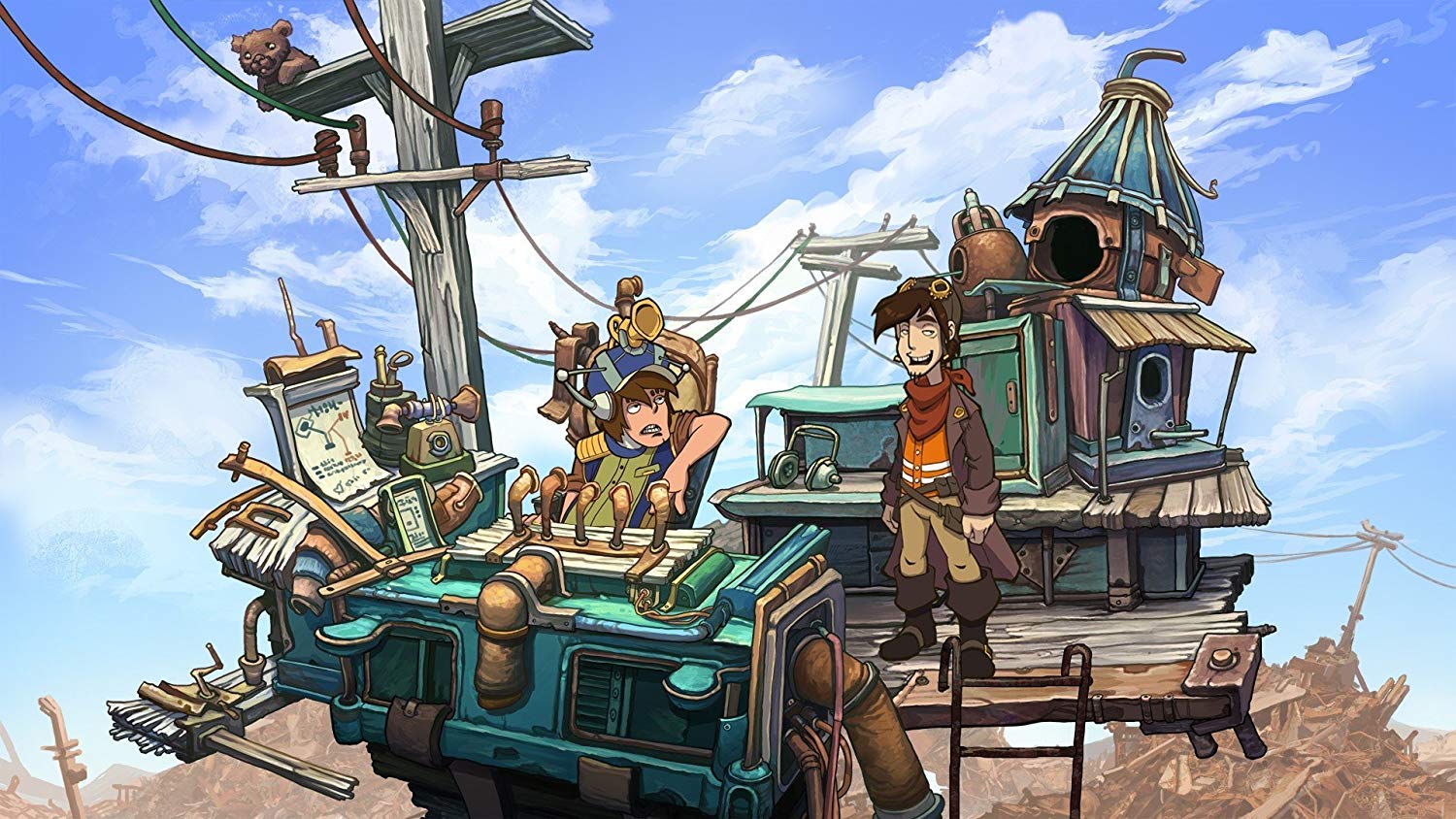 Deponia - PlayStation 4 Game (German Version) | Fun Adventure Puzzle Game for PS4 - Perfect for Family Game Nights & Puzzle Lovers