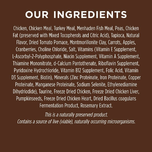 Instinct Original Grain-Free Dry Cat Food with Real Chicken - High Protein Natural Kibble for Indoor & Outdoor Cats - Perfect for Daily Meals & Healthy Digestion
