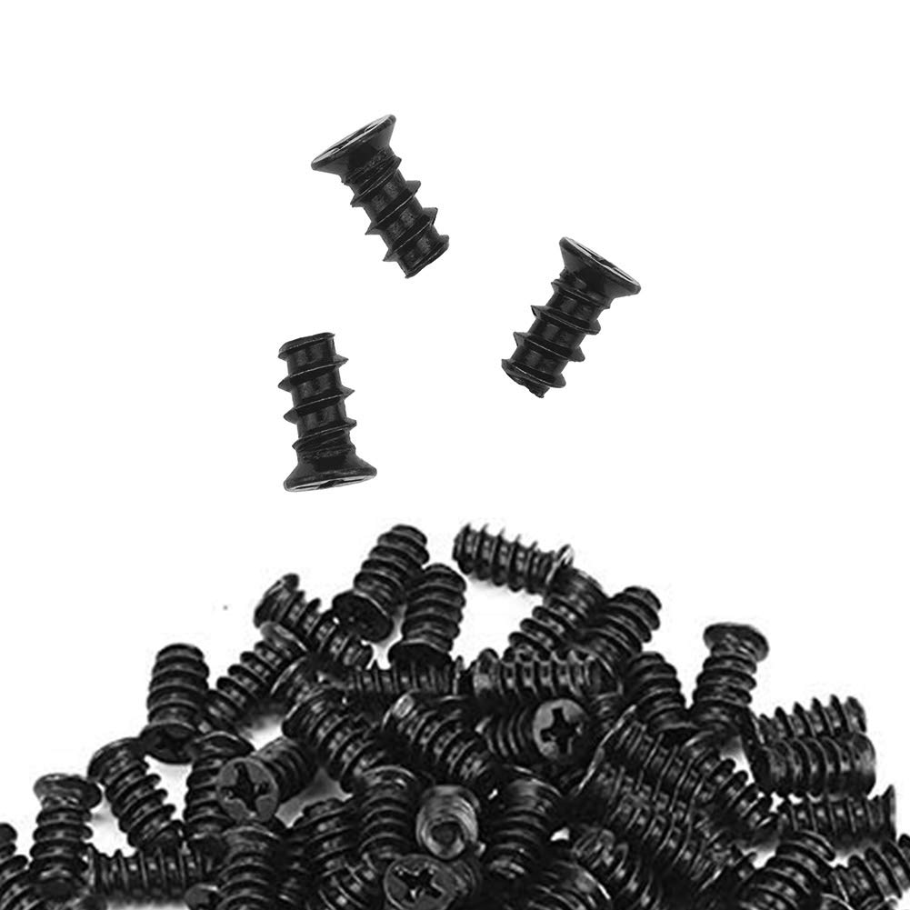 50 Pack Black Computer Case Fan Screws - Durable PC Cooling Fan Mounting Screws for Desktop, Gaming PC, and Server Builds - Perfect for DIY Computer Assembly and Upgrades