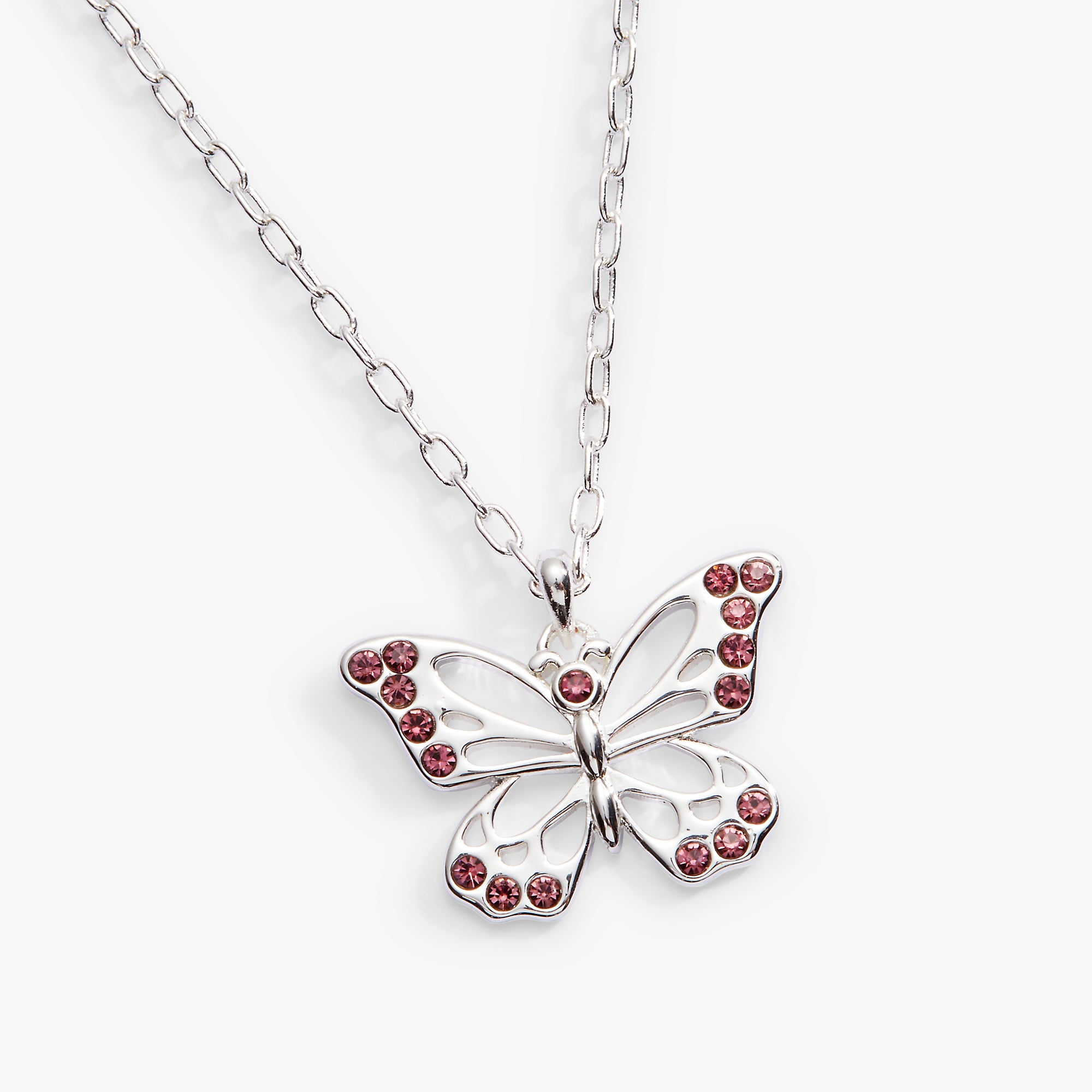 Elegant Butterfly and Crystal Necklace for Women - Dainty Layering Jewelry Gift for Her - Perfect for Weddings, Parties & Everyday Wear