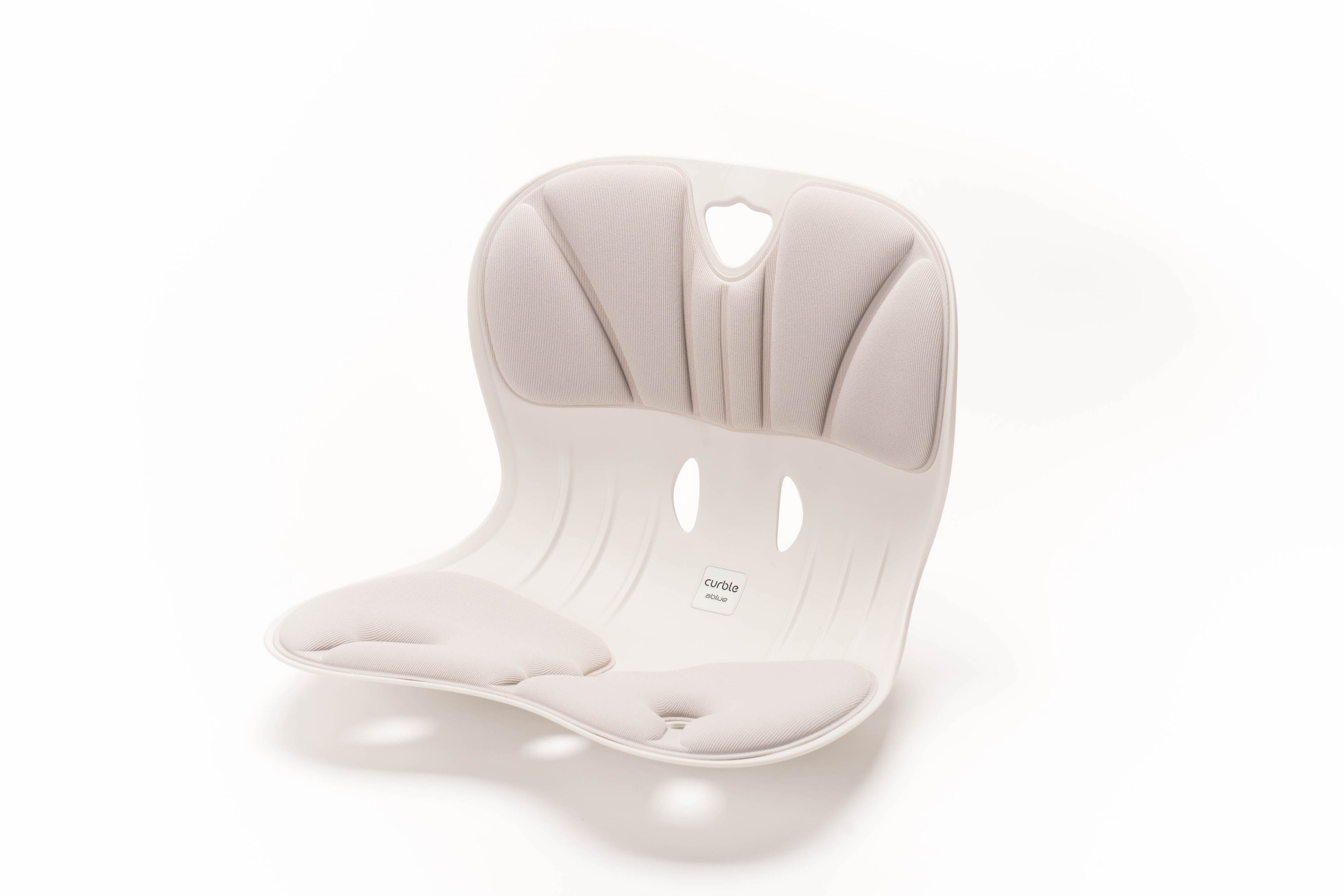 Curble Wider Posture Corrector Back Support - Ergonomic Lumbar Cushion for Office Chair, Car Seat & Home Use - Improves Sitting Posture & Reduces Back Pain