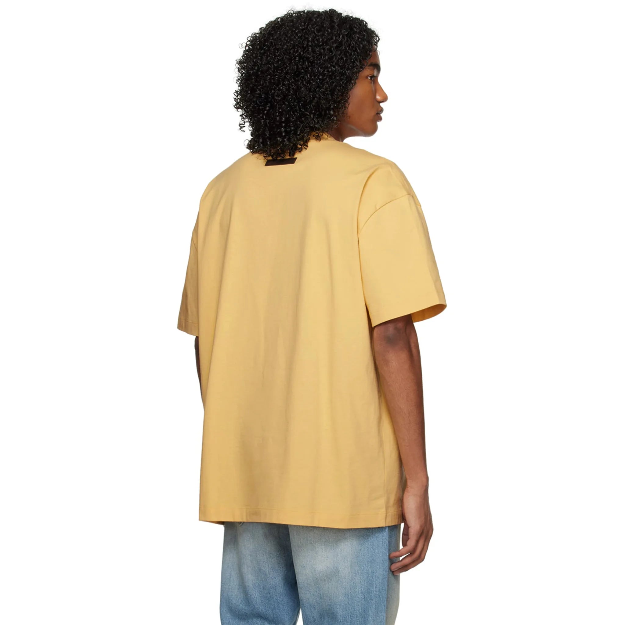Fear of God Essentials Light Tuscan T-Shirt for Men - SS23 Collection | Casual Streetwear Tee for Everyday Wear & Layering