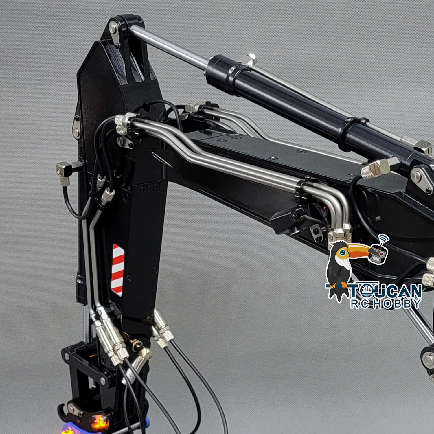 MTM 1/14 Scale EC380 RC Hydraulic Excavator - 10CH Remote Control Tracked Digger with 3 Arms & Grabber, Metal Heavy Duty Construction Toy for Adults - Perfect for Construction Simulation, Backyard Digging & RC Hobby Enthusiasts