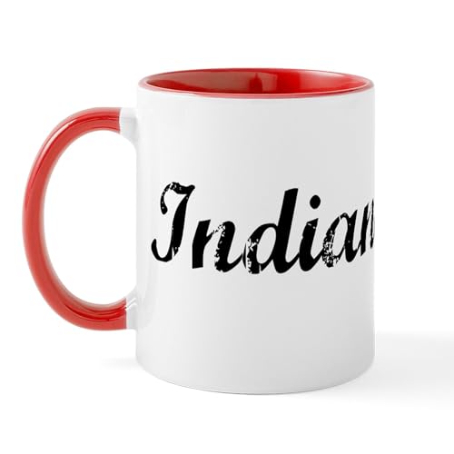 White/Red Inside - Vintage Indianapolis Mug