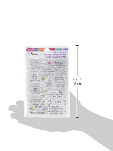 Stampendous SSC1239 Clear Stamps - Spring Sentiments for Card Making, Scrapbooking & DIY Crafts | Perfect for Greeting Cards, Journals & Spring Decorations