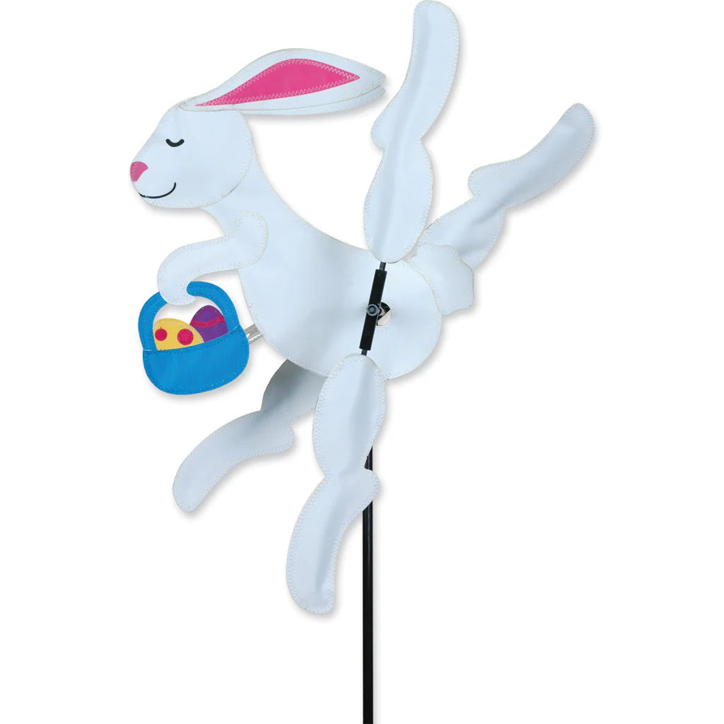12 Pack Whirligig Spinners - Colorful Wind Spinner Toys for Kids, Easter Bunny Garden Decorations - Fun Outdoor Yard Decor for Spring Parties & Easter Egg Hunts