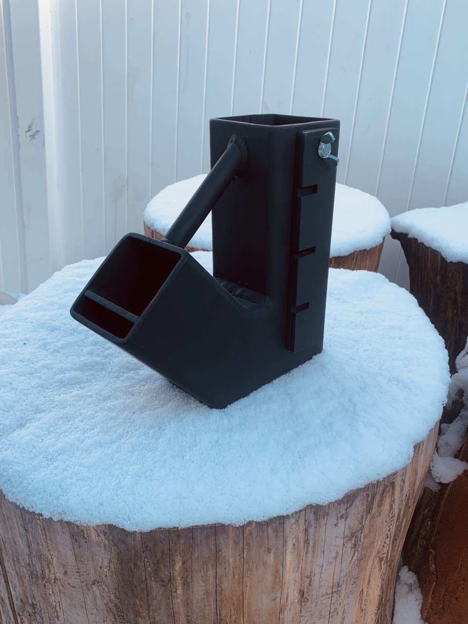 Portable Rocket Stove with Detachable Grill Top & Foldable Legs - Perfect for Camping, Backpacking, and Outdoor Cooking Adventures