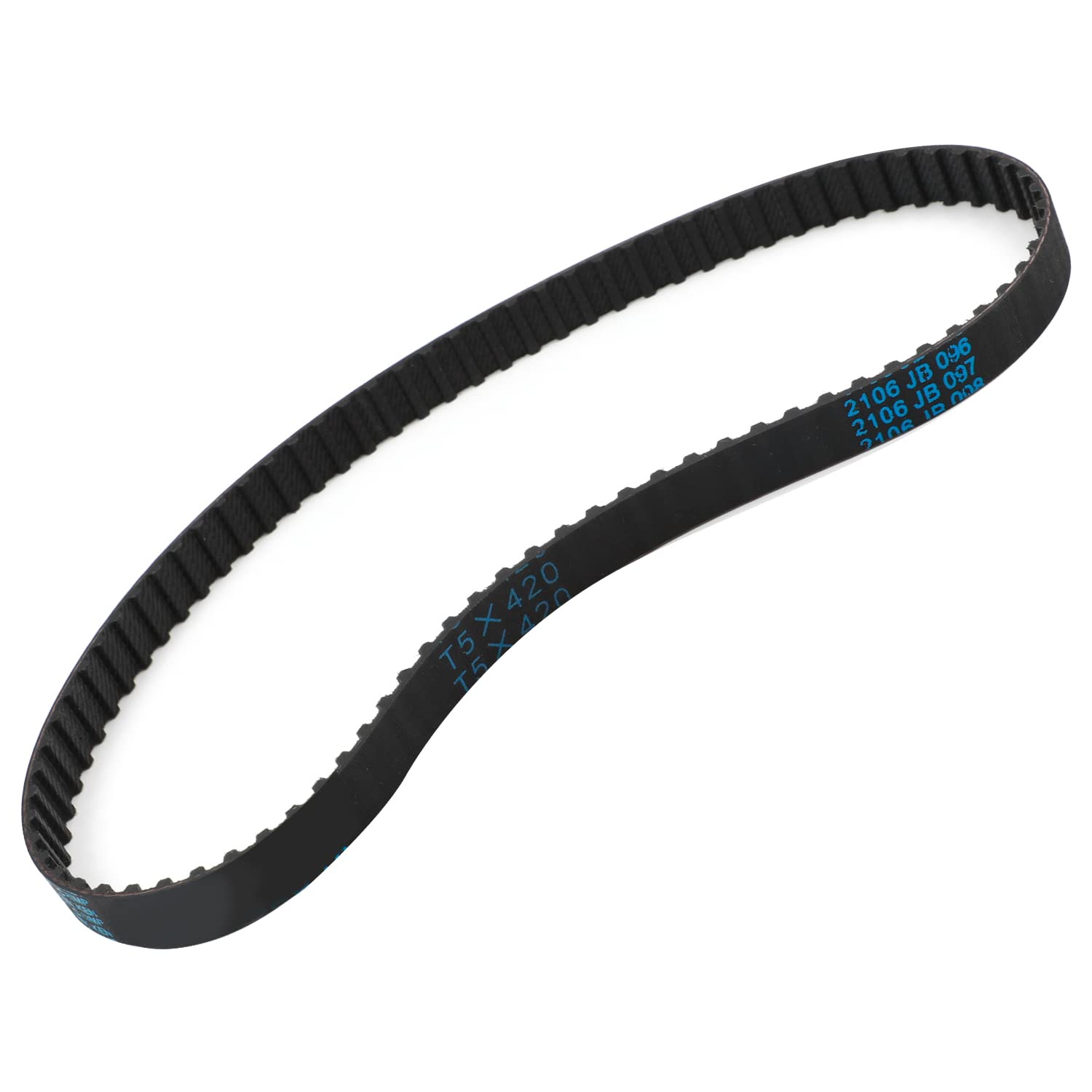 Fielect T5-420 Timing Belt 10mm Width 5mm Pitch 84 Teeth 420mm Length - Synchronous Rubber Industrial Belt for 3D Printers, CNC Machines & Automation Equipment