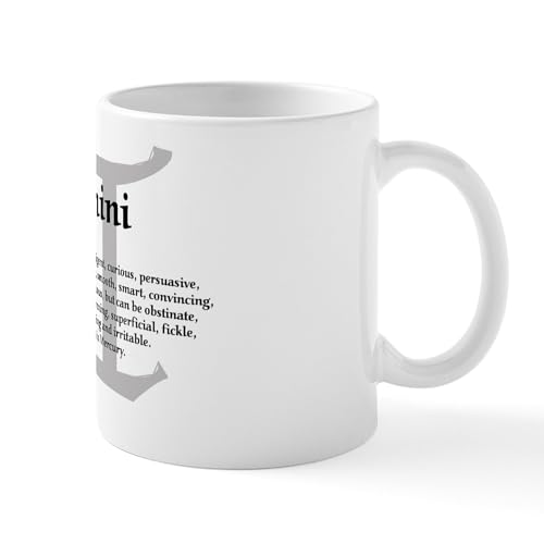 White - Gemini Coffee Mug / Cup 11Oz
