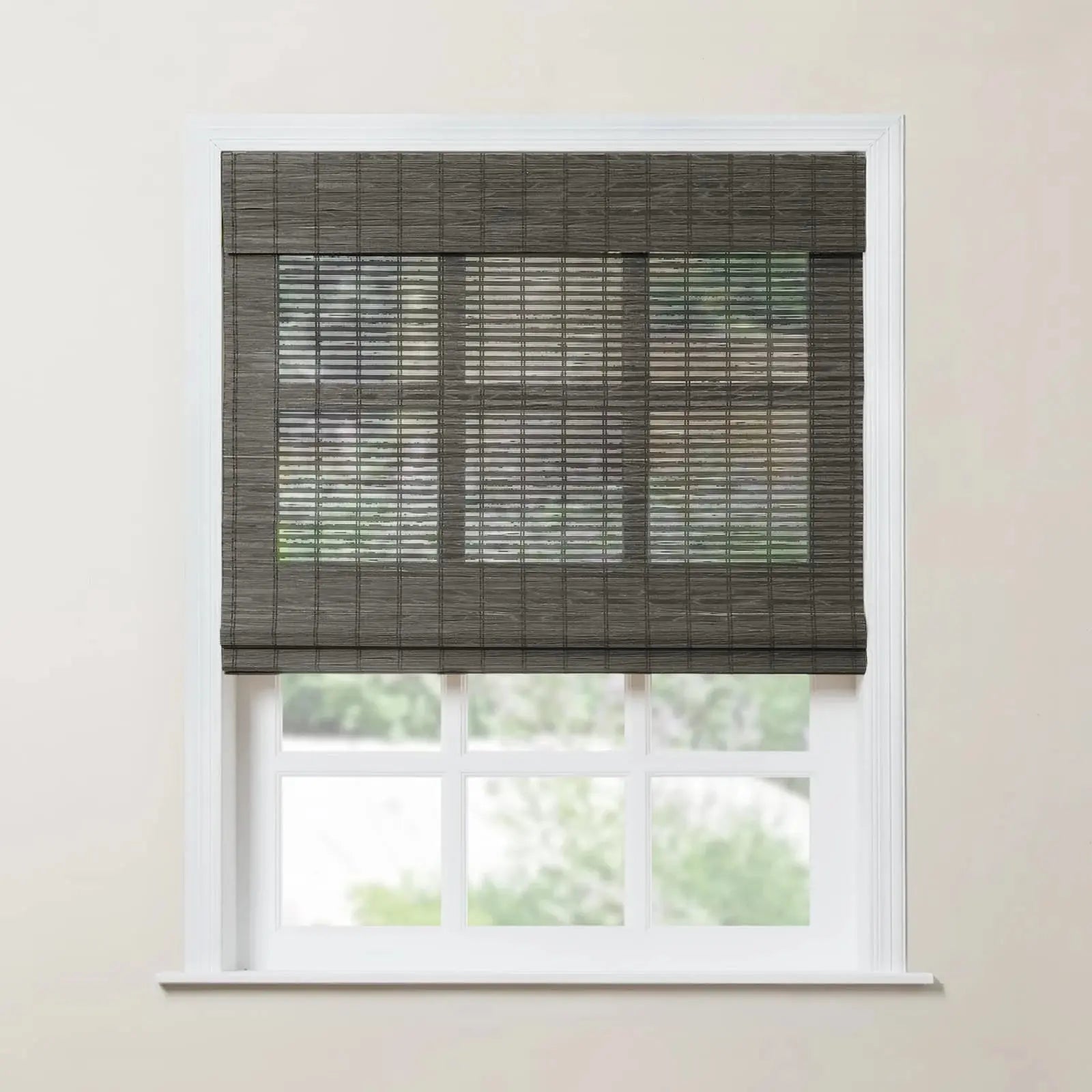 Rae Natural Bamboo Woven Shades Series S - Eco-Friendly Window Blinds for Home & Office - Perfect for Living Room, Bedroom, and Patio Privacy