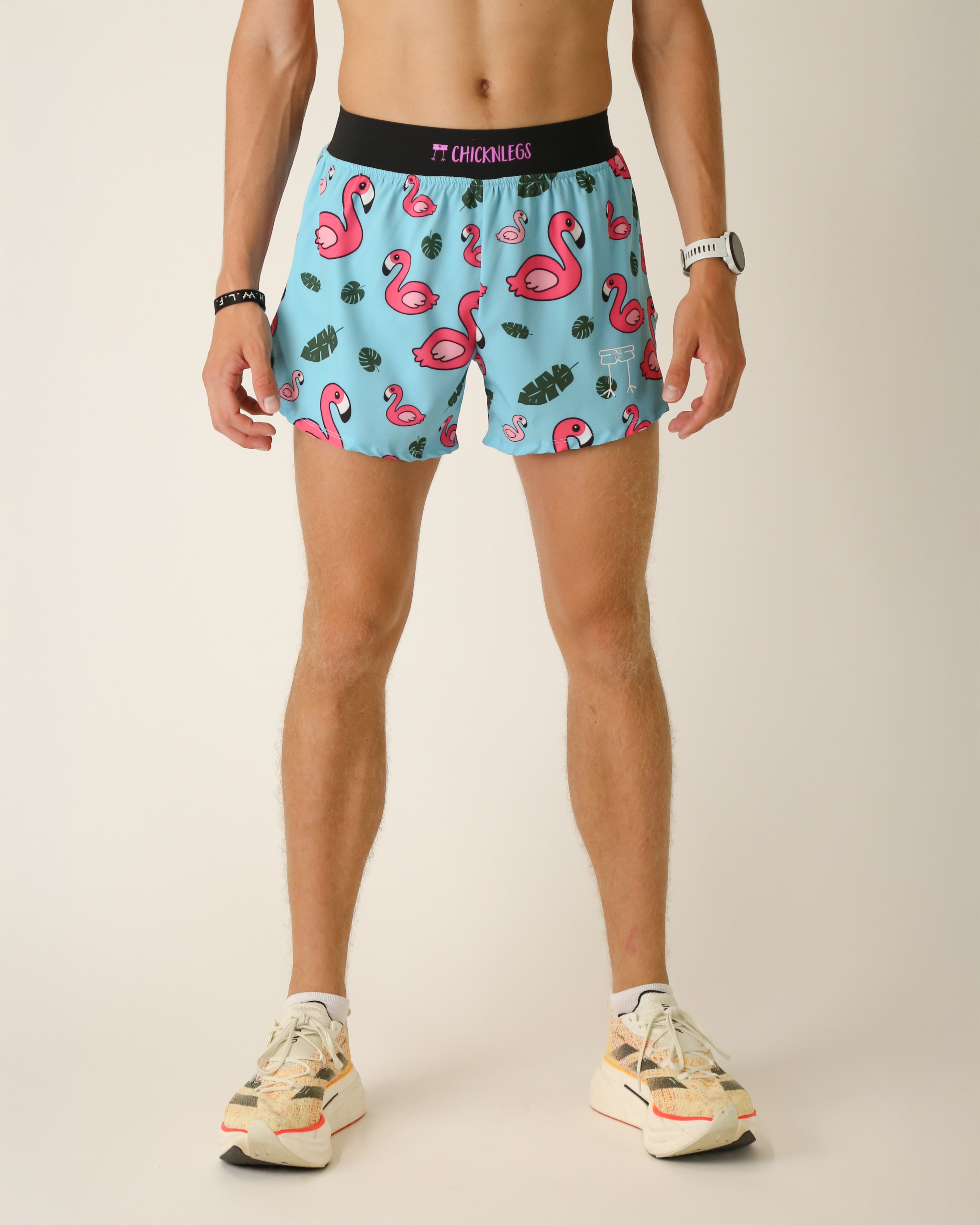 Men's Blue Flamingo Print 4